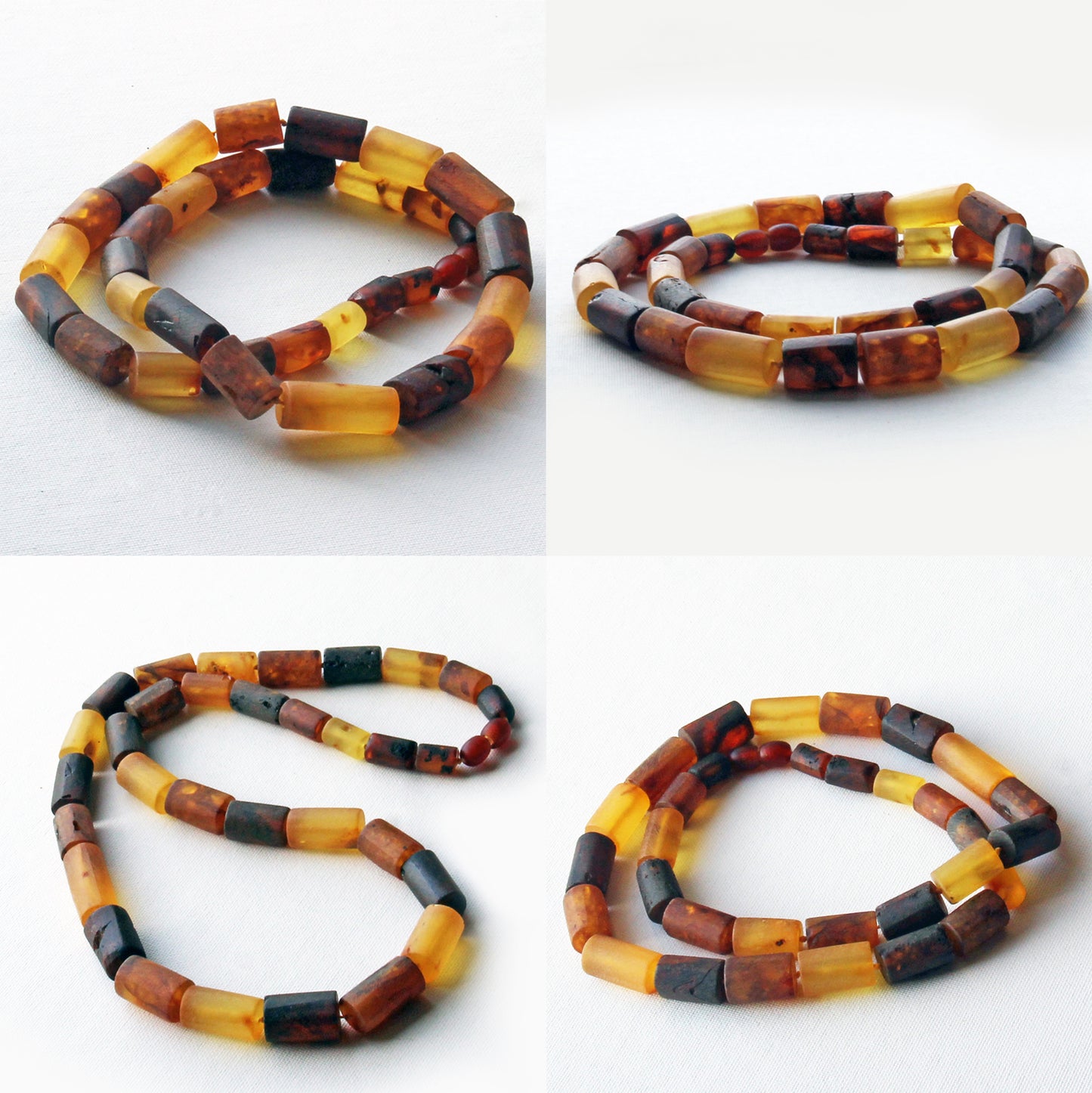 Genuine Baltic Amber Necklace, Gemstone Men's Necklace, Unique Men's Jewelry