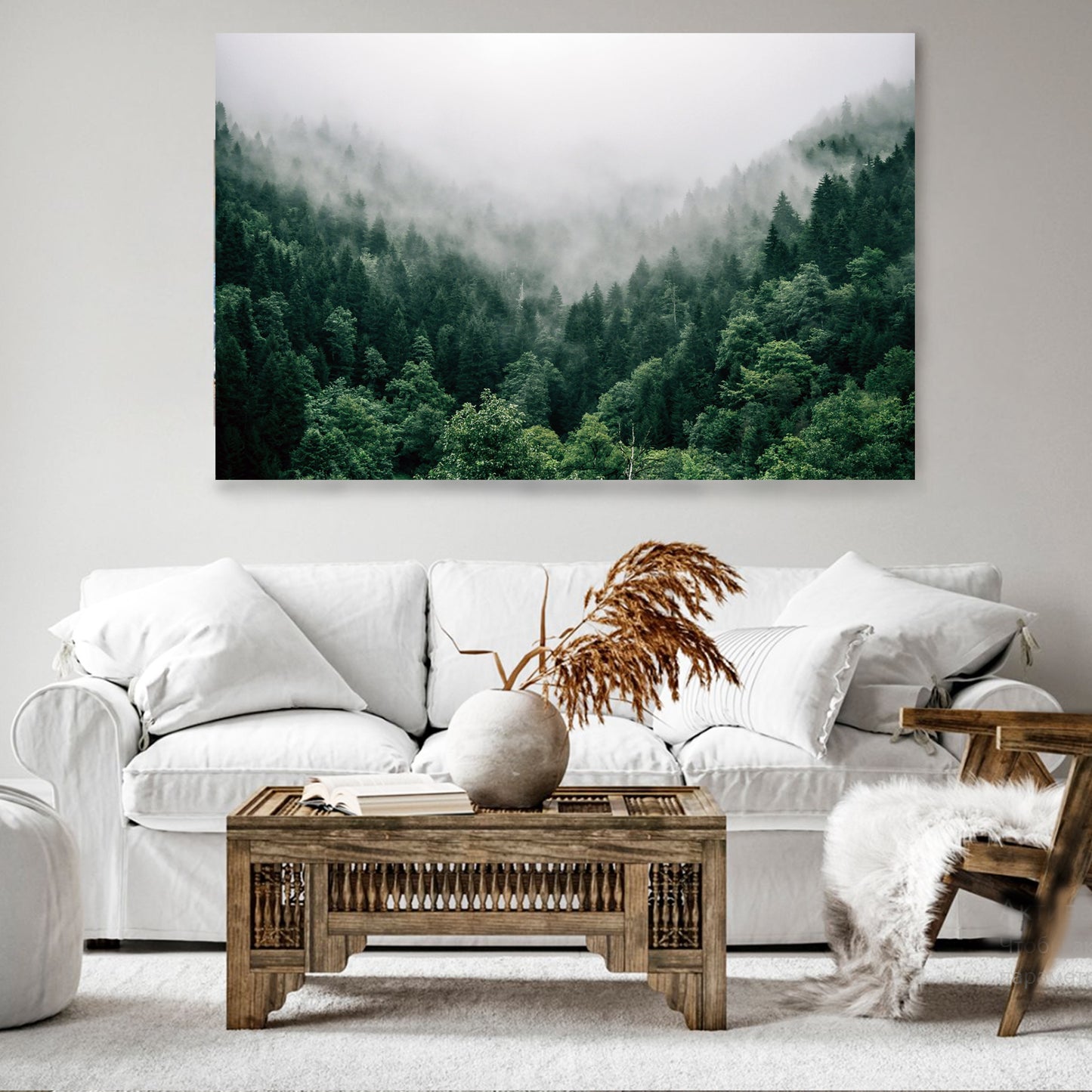 Modern nature wall art.