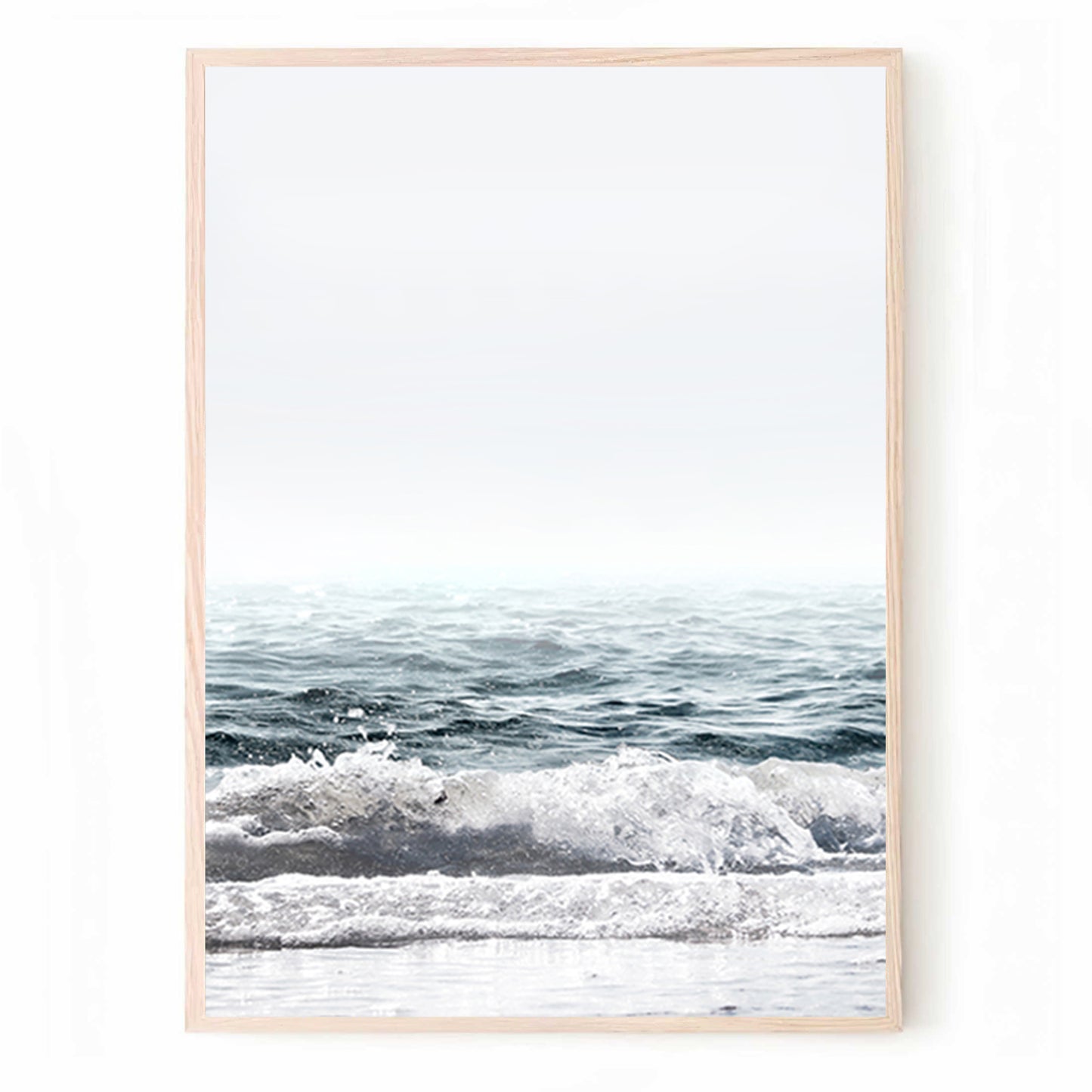 Sea waves print.