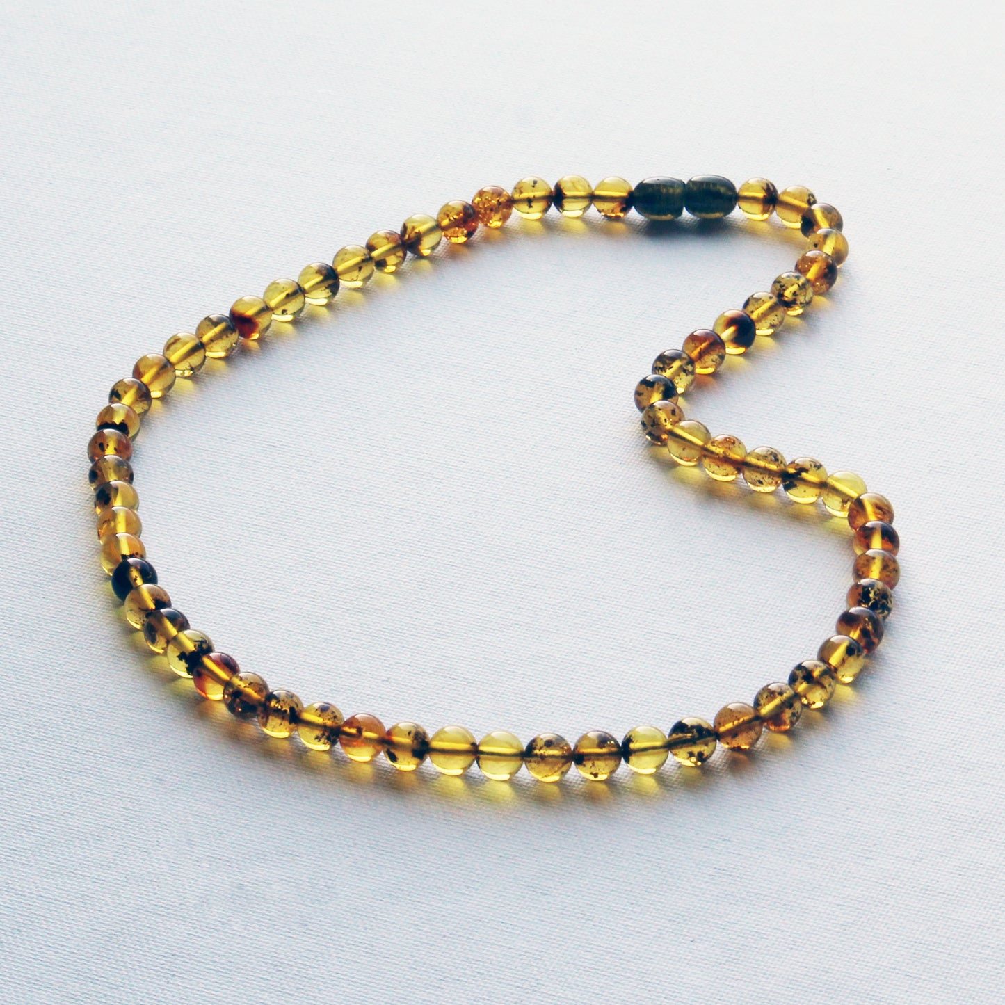 Yellow Amber Necklace, Genuine Baltic Amber Jewelry, Yellow Gemstone Beads