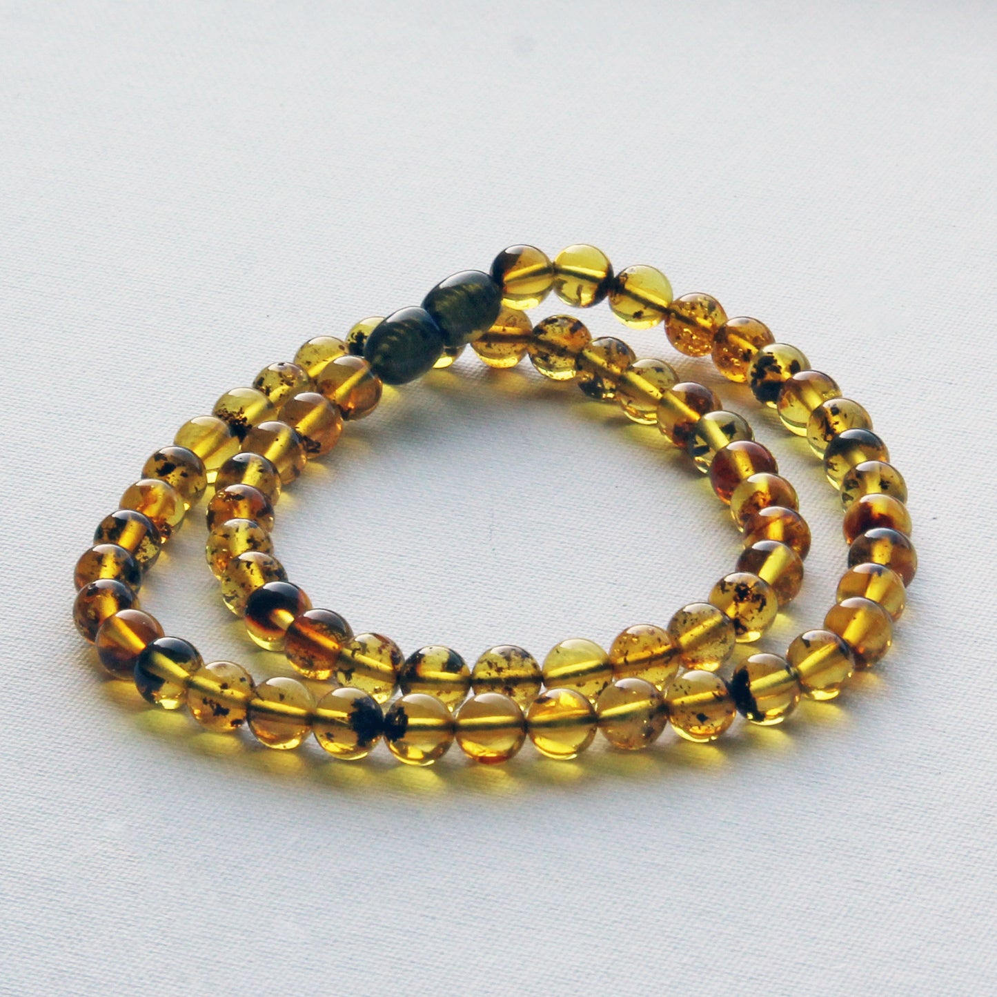 Yellow Amber Necklace, Genuine Baltic Amber Jewelry, Yellow Gemstone Beads