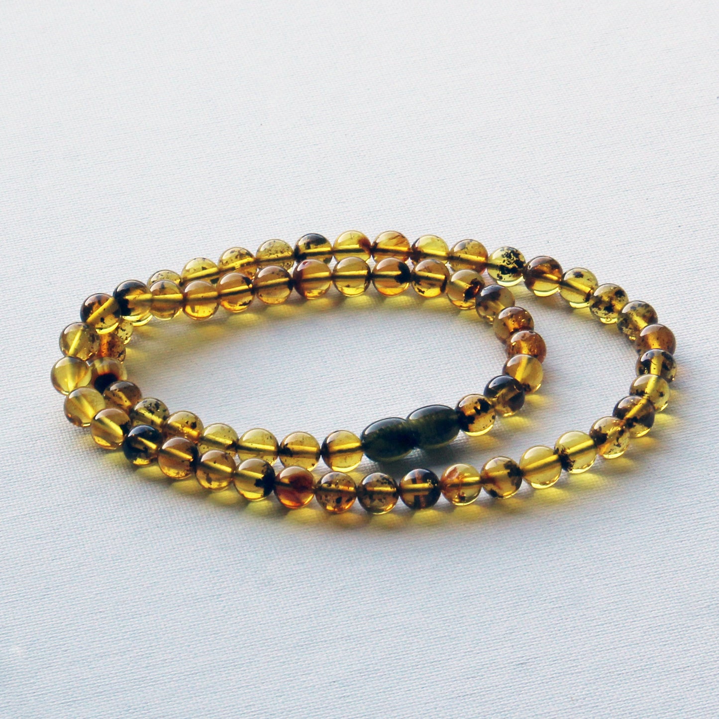 Yellow Amber Necklace, Genuine Baltic Amber Jewelry, Yellow Gemstone Beads