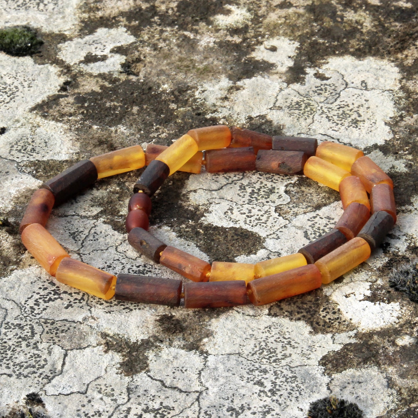 Genuine Baltic Amber Necklace, Gemstone Men's Necklace, Handmade Men's Jewelry