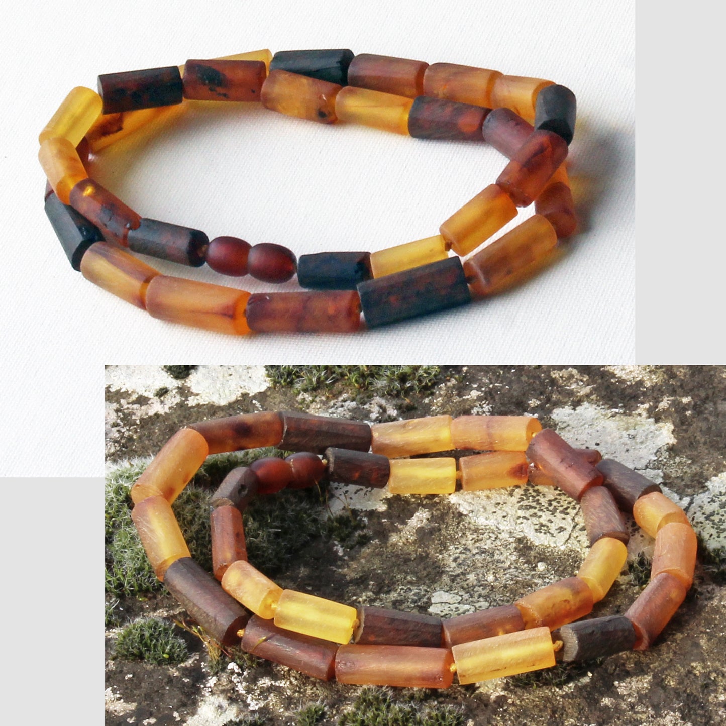 Genuine Baltic Amber Necklace, Gemstone Men's Necklace, Handmade Men's Jewelry
