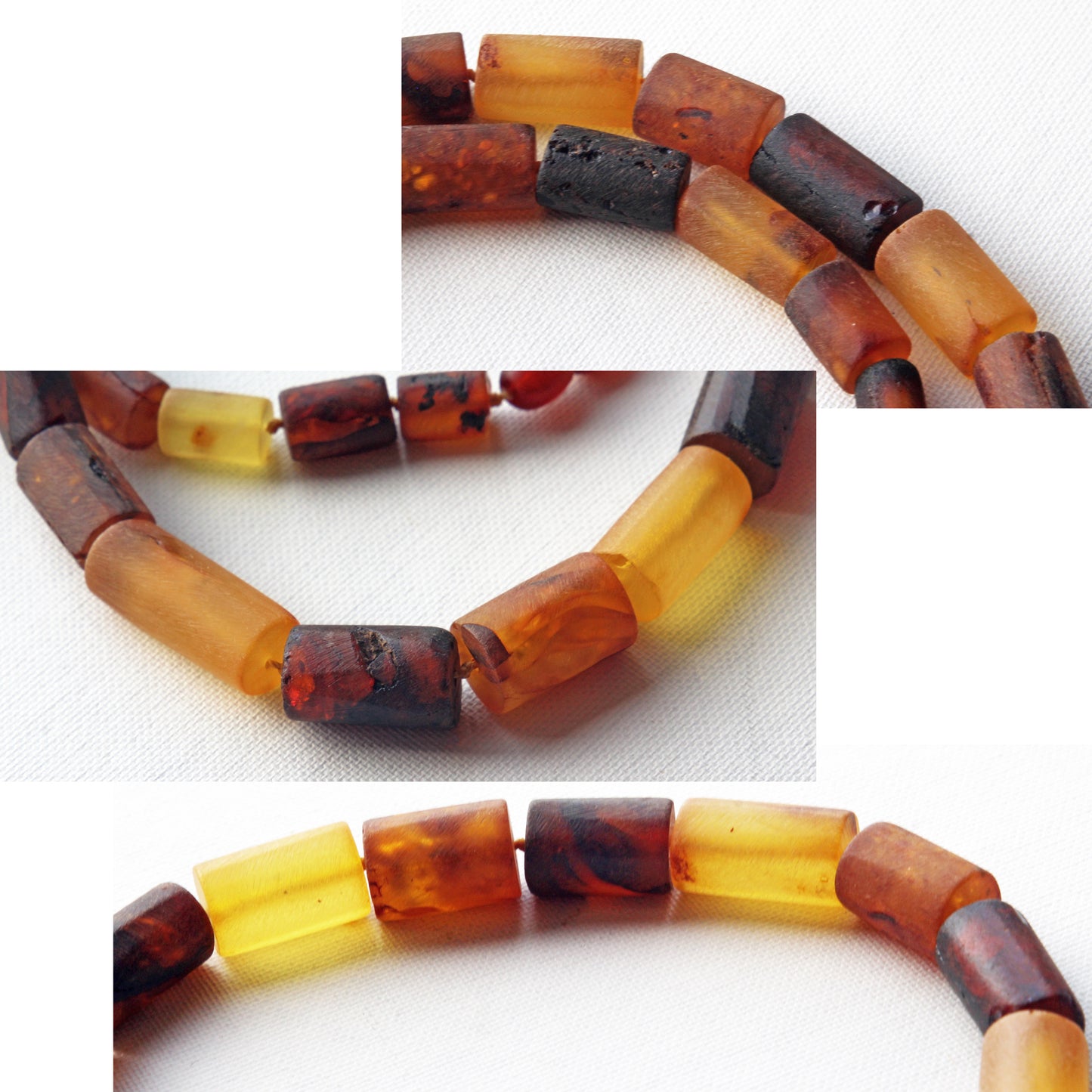 Genuine Baltic Amber Necklace, Gemstone Men's Necklace, Unique Men's Jewelry