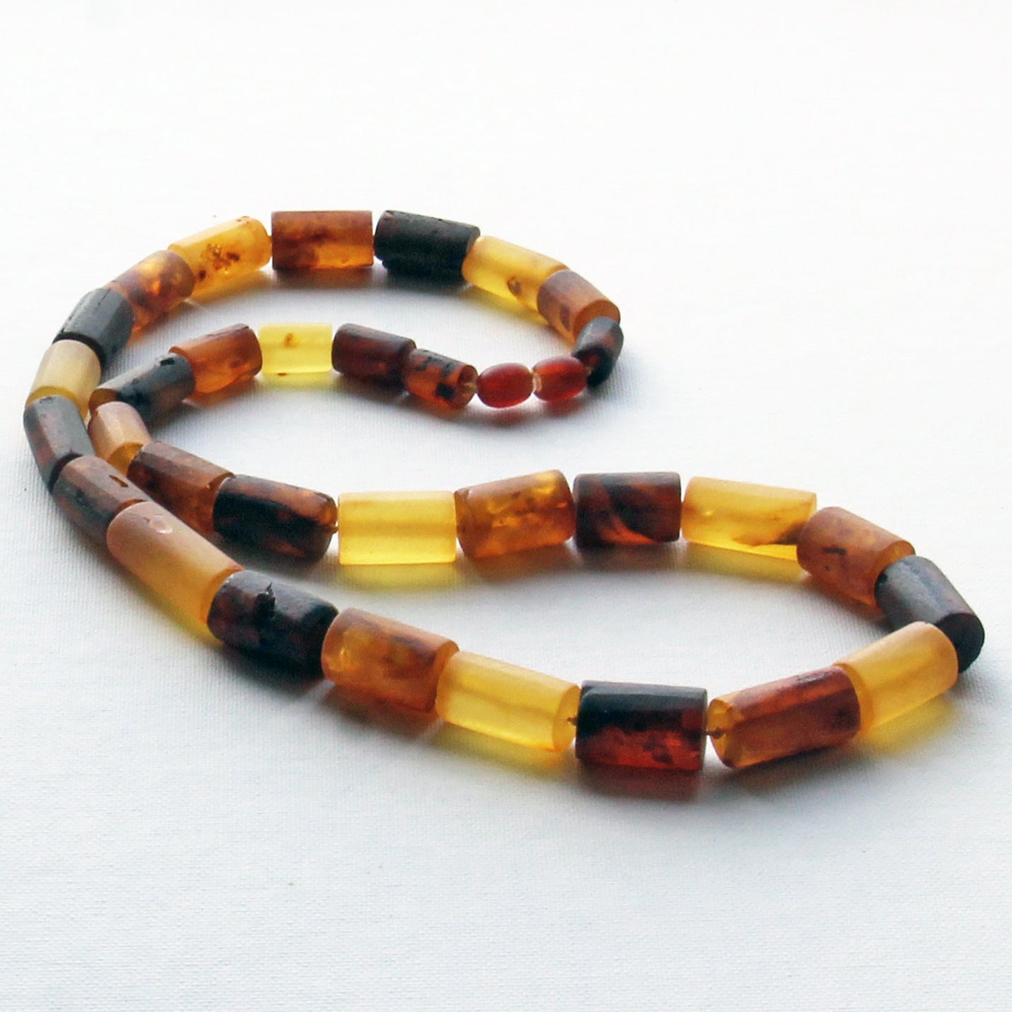 Genuine Baltic Amber Necklace, Gemstone Men's Necklace, Unique Men's Jewelry