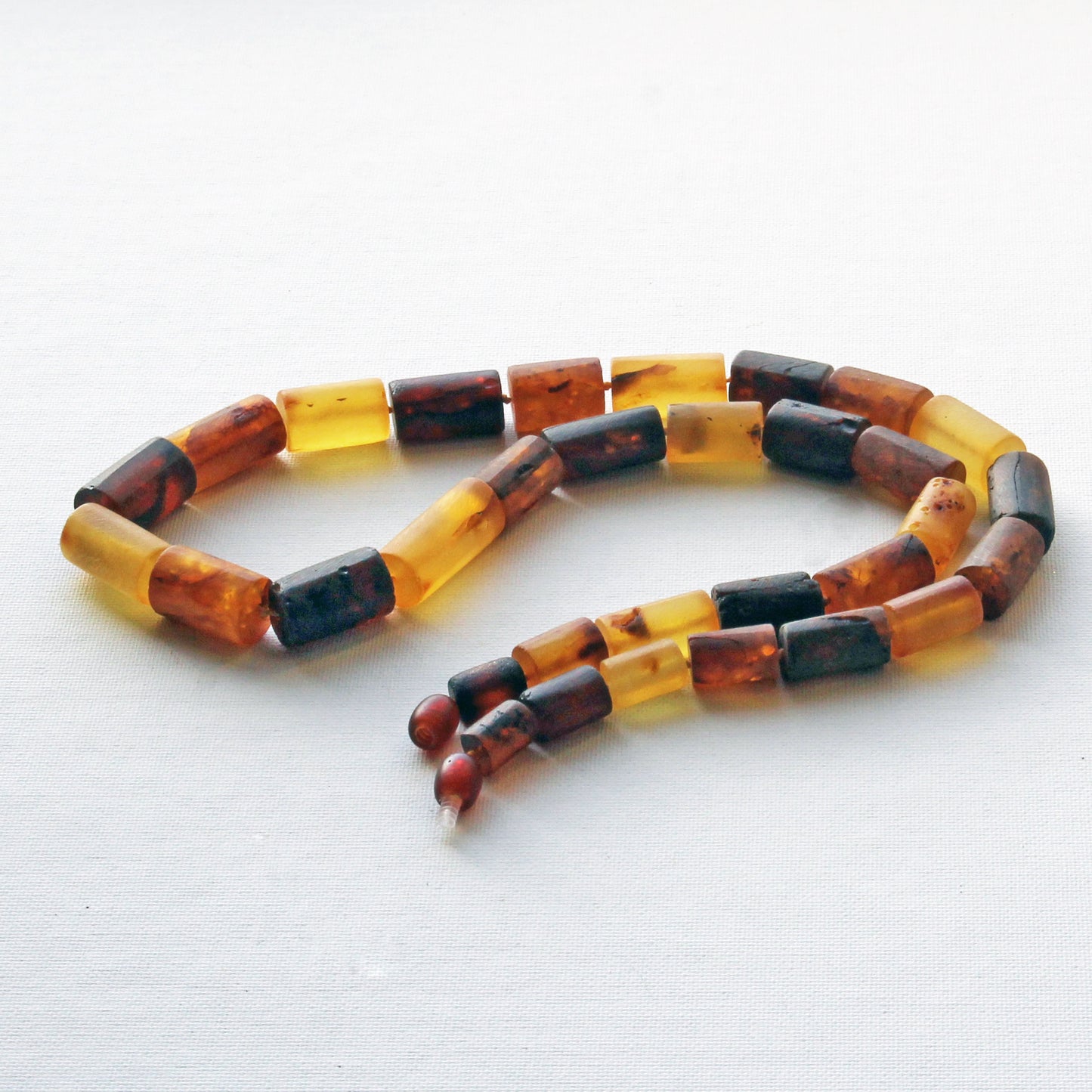 Genuine Baltic Amber Necklace, Gemstone Men's Necklace, Unique Men's Jewelry