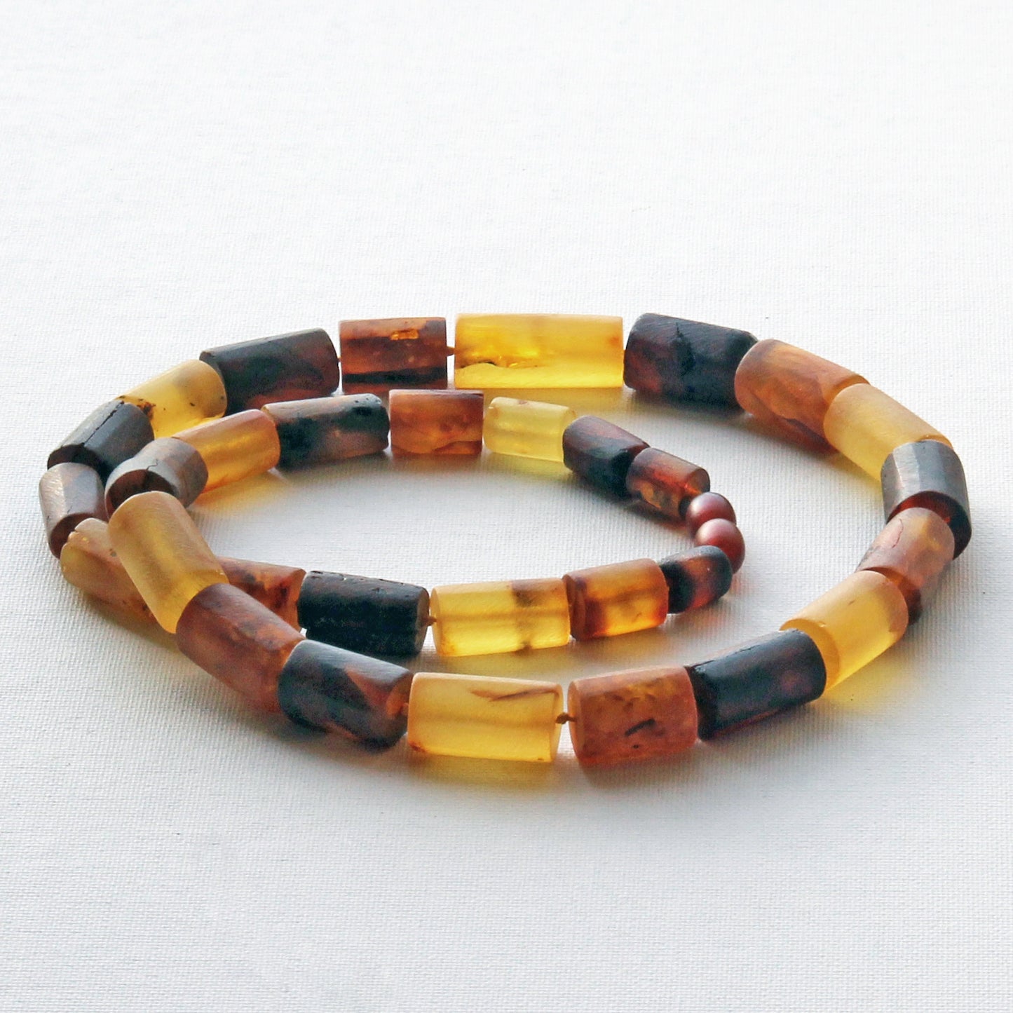 Genuine Baltic Amber Necklace, Gemstone Men's Necklace, Unique Men's Jewelry