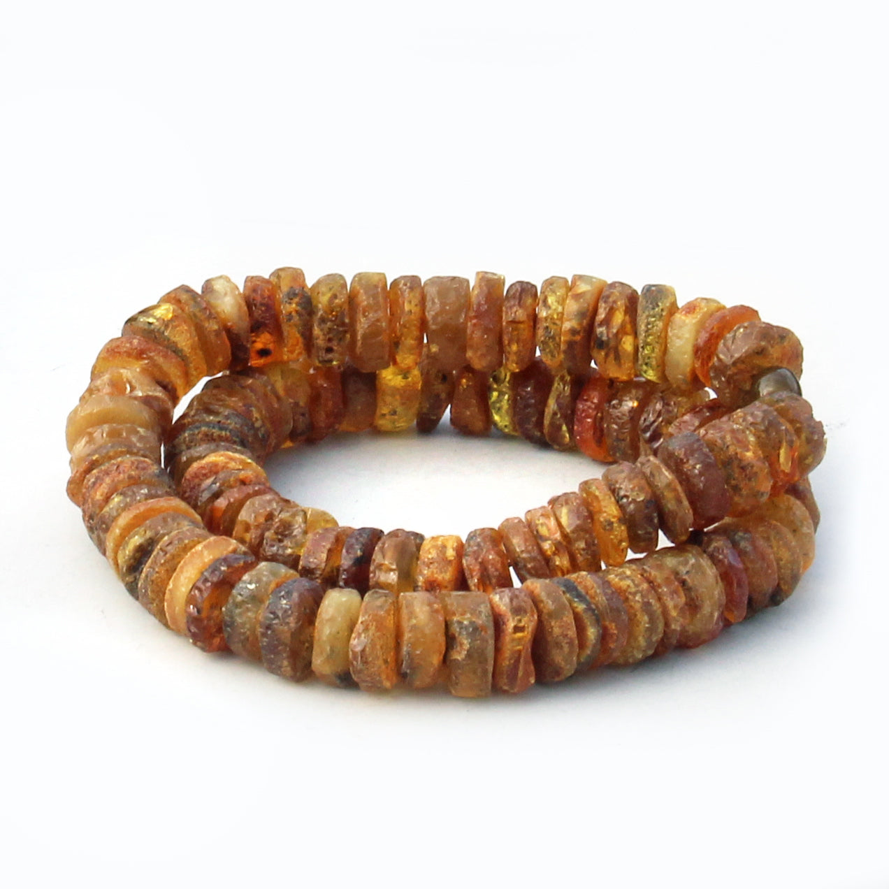 Raw Unpolished Amber Necklace, Brown Stone Necklace, Handmade Amber Necklace