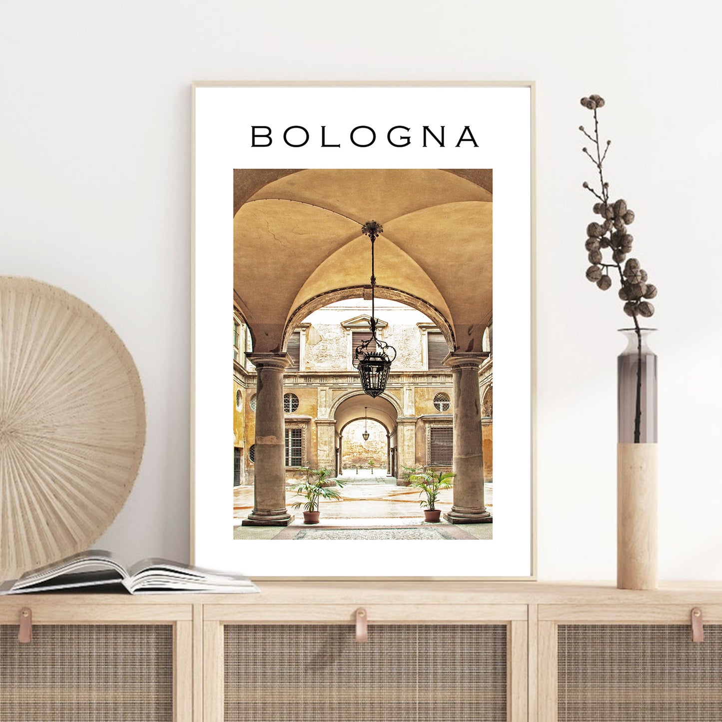 Reisefoto der Stadt Bologna | Architektur von Bologna, Italien, Wandkunst