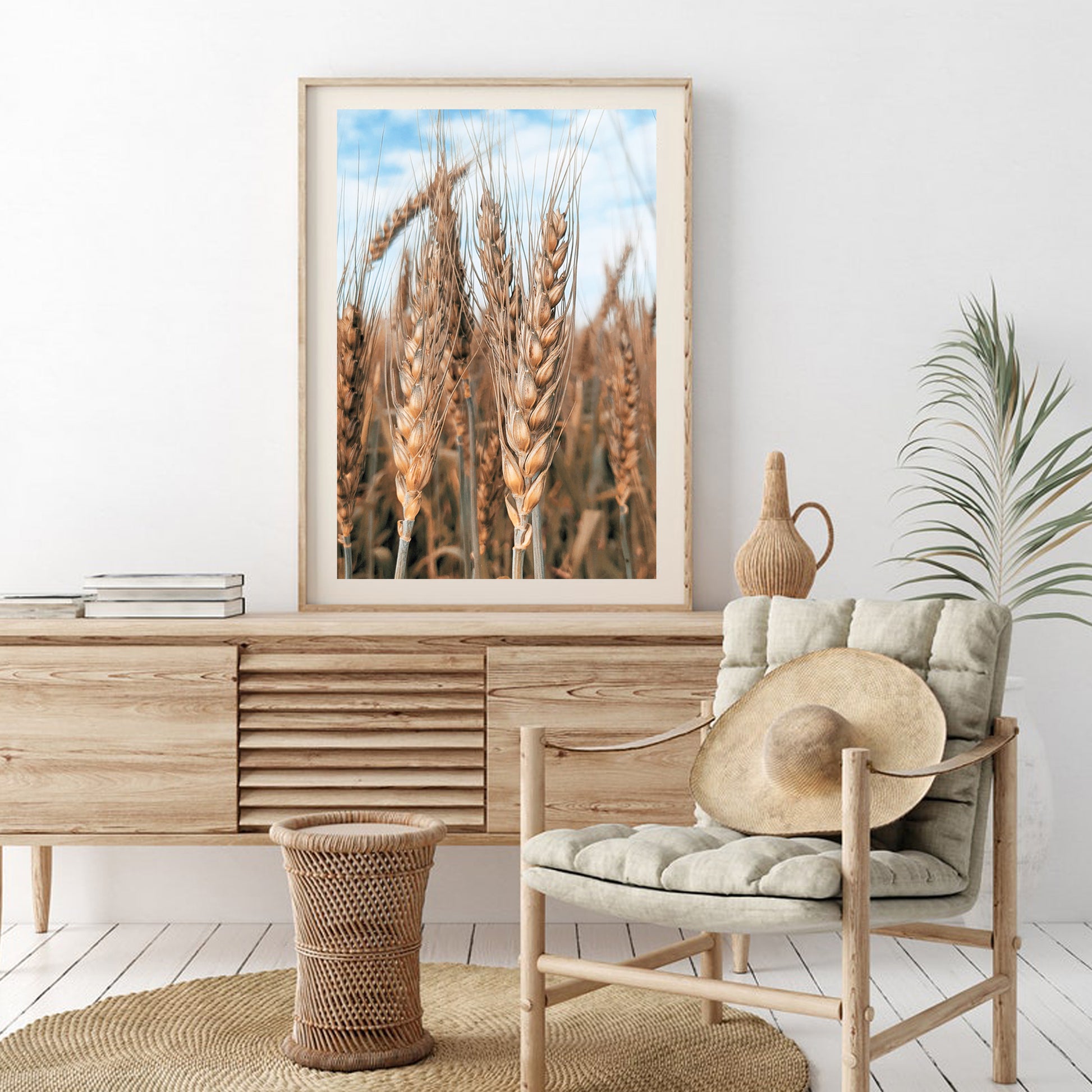 Rustic style wall art.