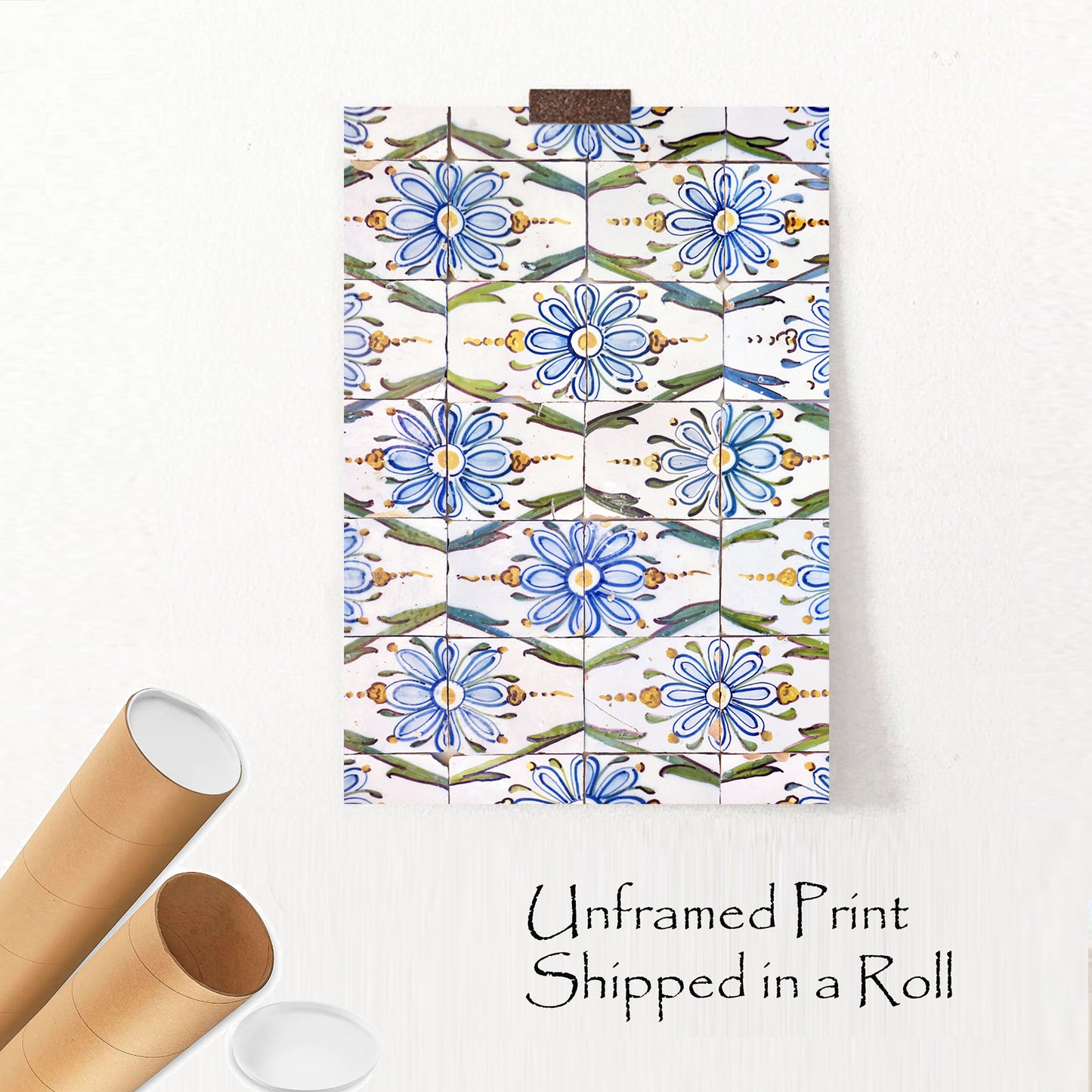 Flower unframed print.