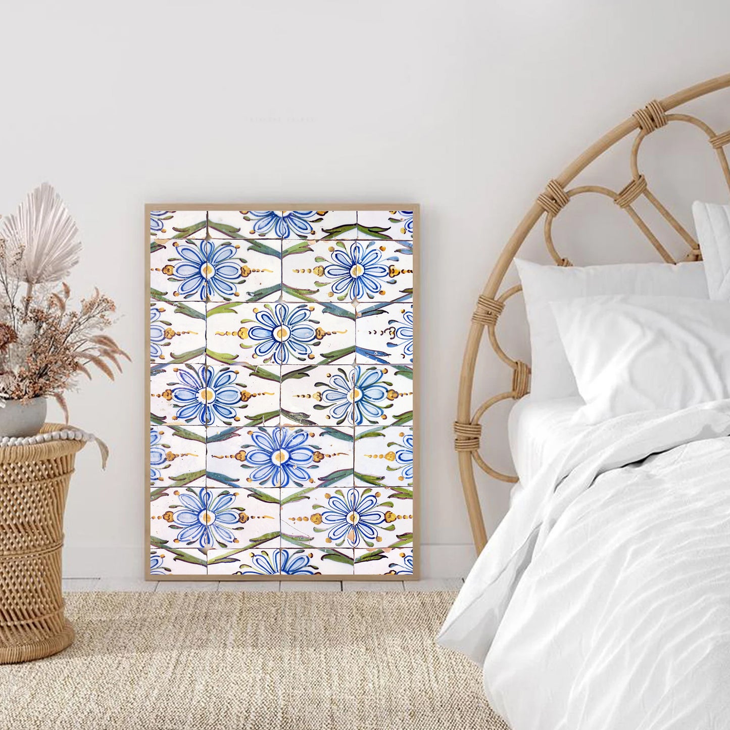 Cute floral pattern wall art.