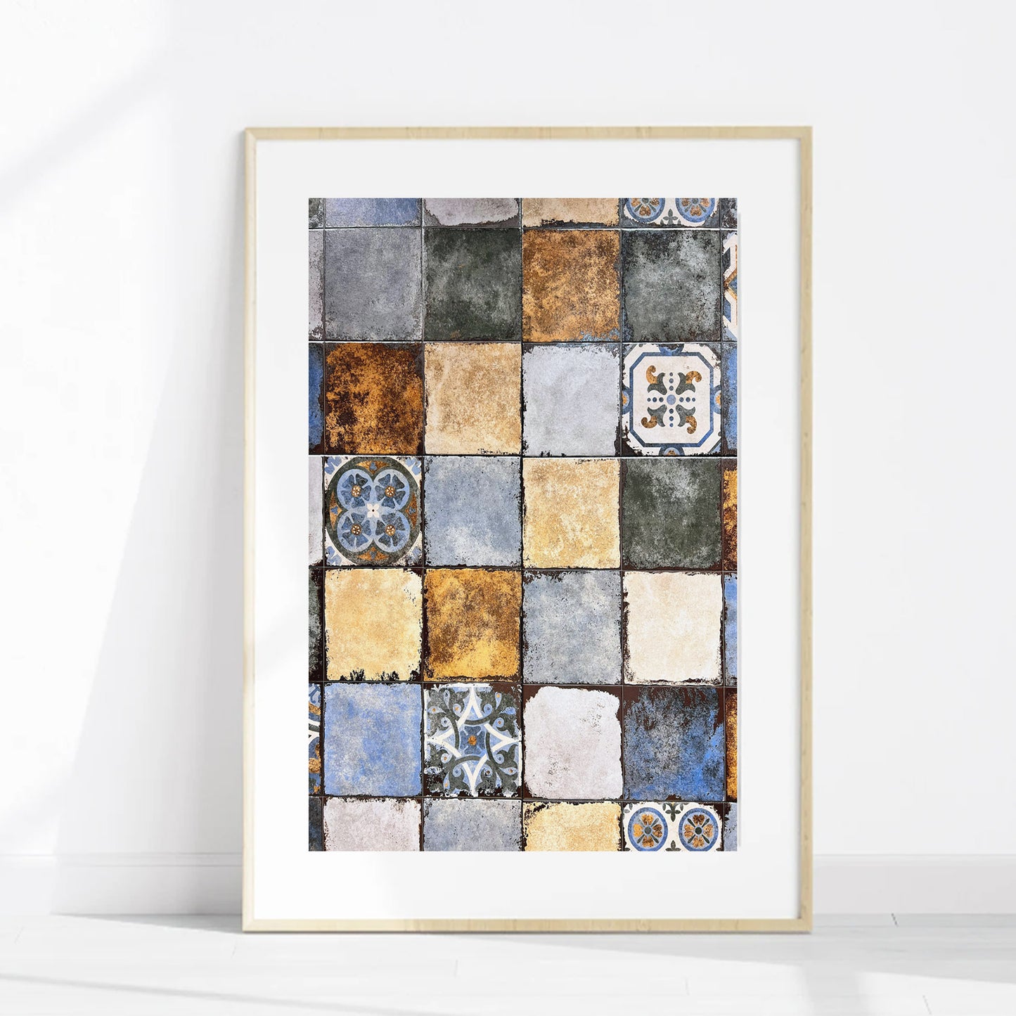 Ceramic Tiles Photo | Geometric Ornament Poster | Geometric Wall Decor