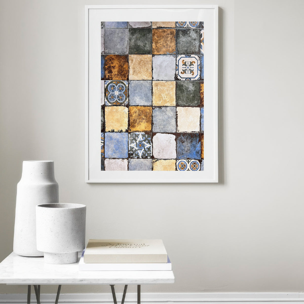 Ceramic tiles photo.