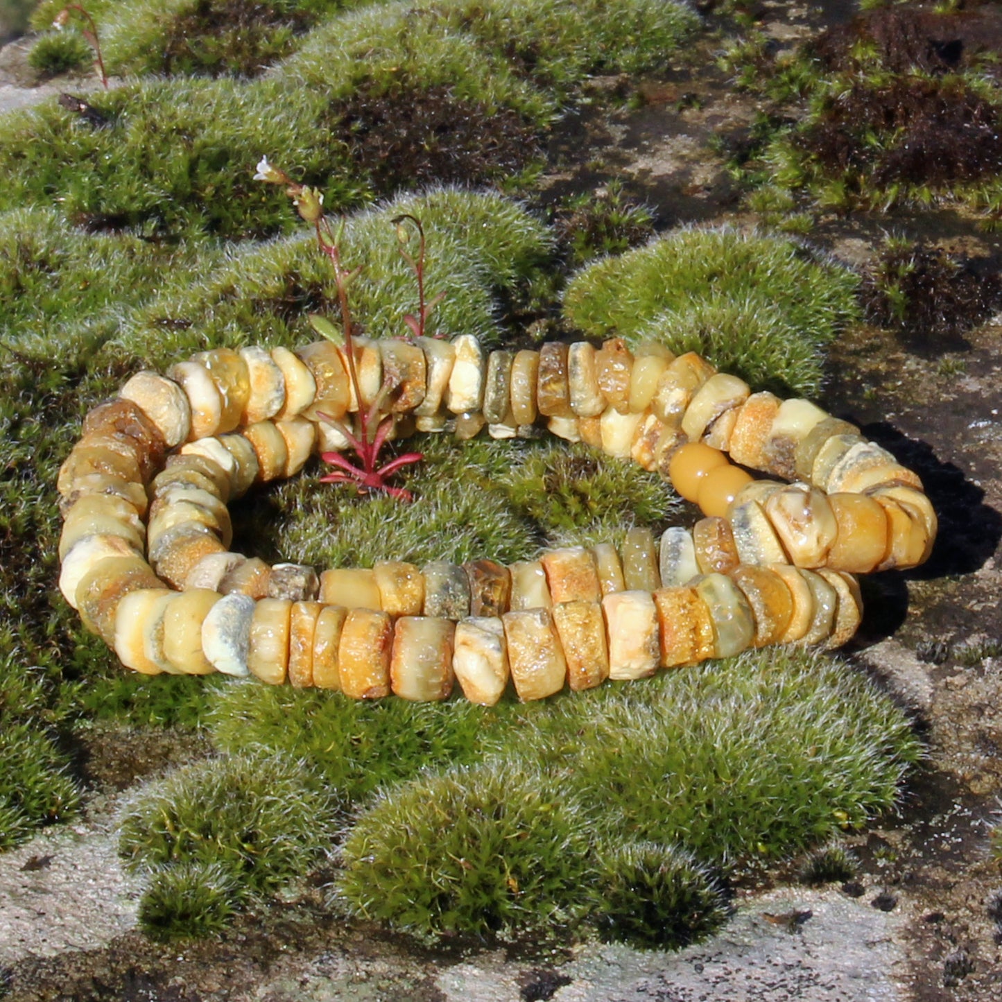 Yellow Amber Necklace, Raw Genuine Amber Necklace, Healing Amber Jewelry, Yellow Stone Necklace, Raw Amber Beads