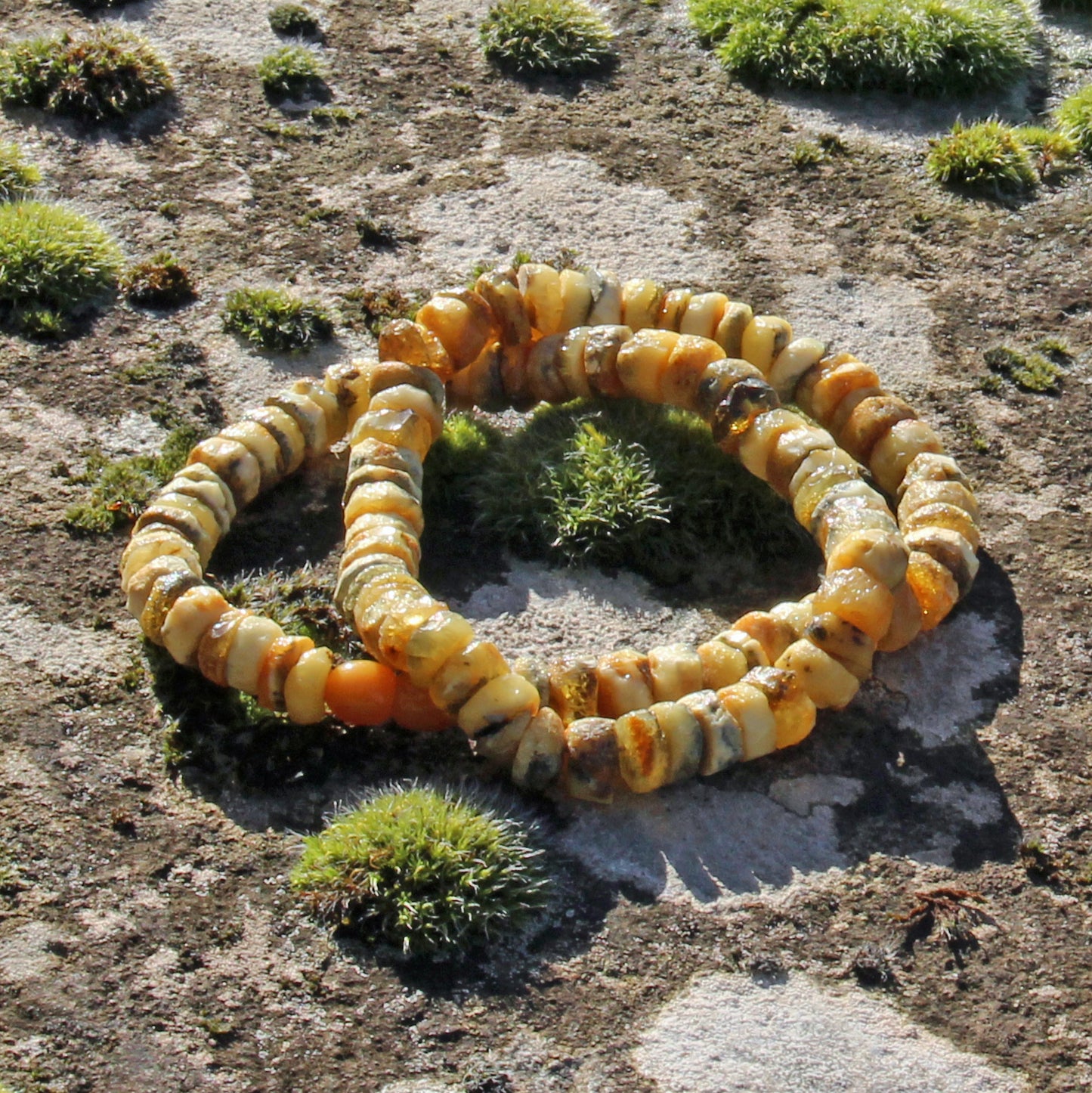 Yellow Amber Necklace, Raw Genuine Amber Necklace, Healing Amber Jewelry, Yellow Stone Necklace, Raw Amber Beads