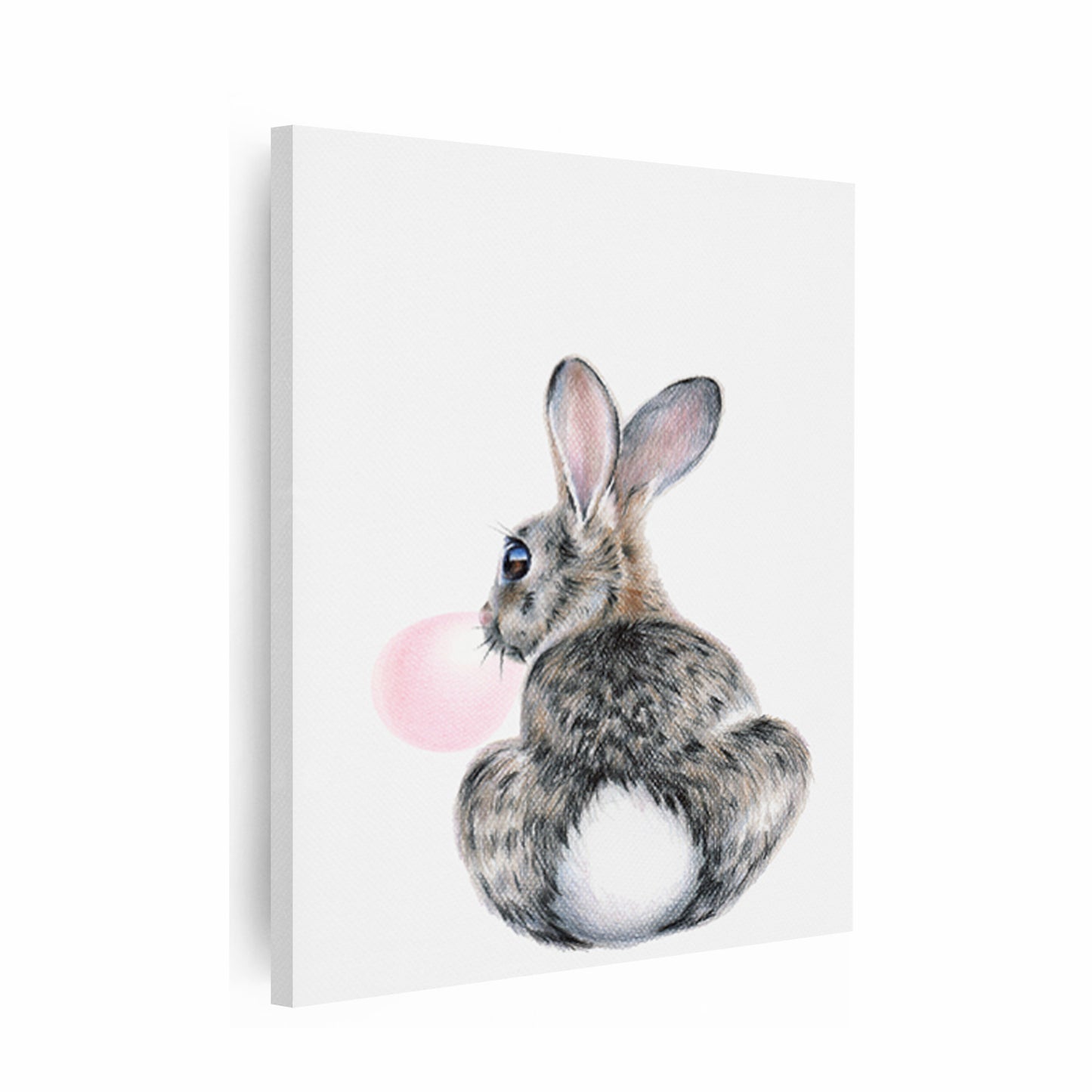 Cute bunny canvas print.