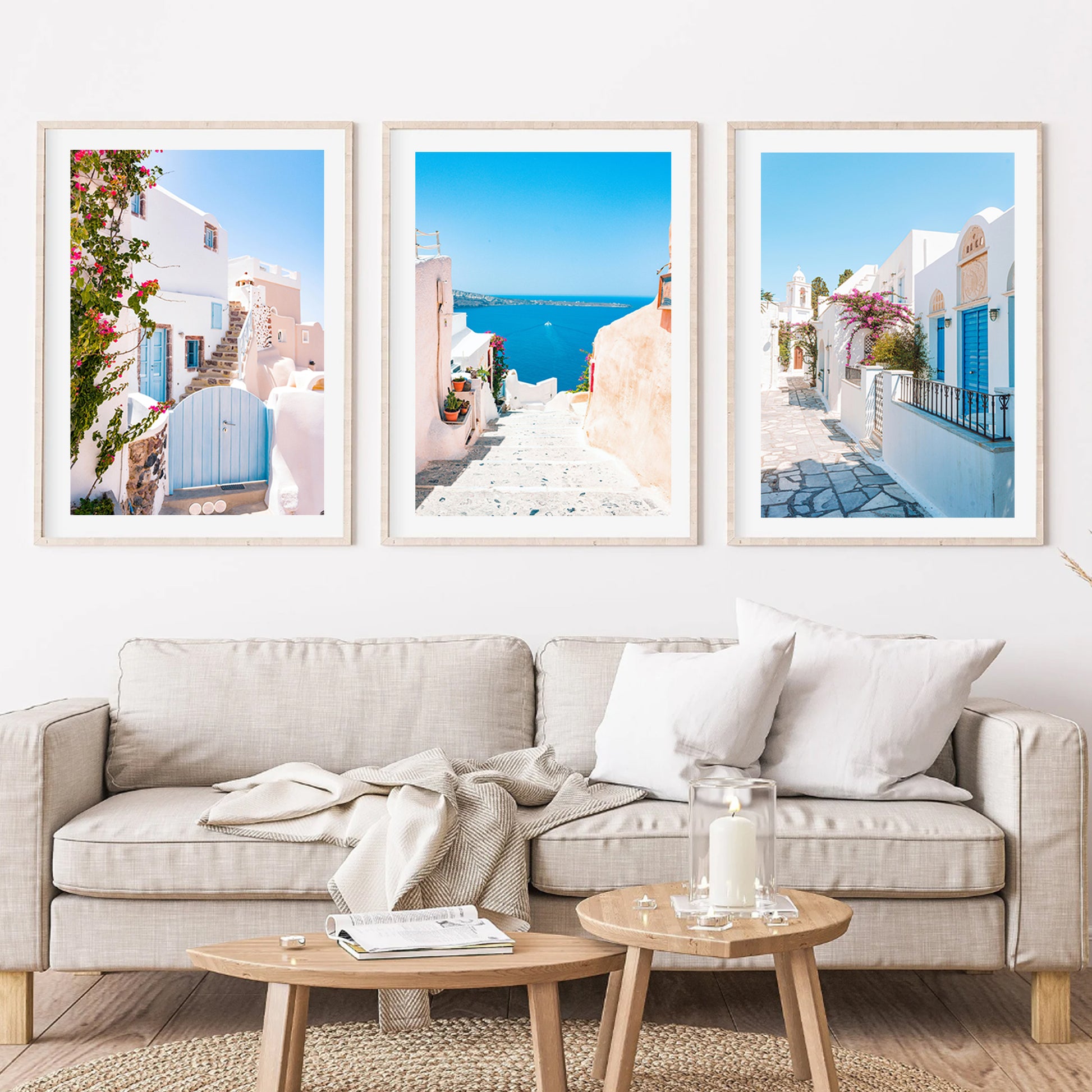 Mediterranean summer print set.