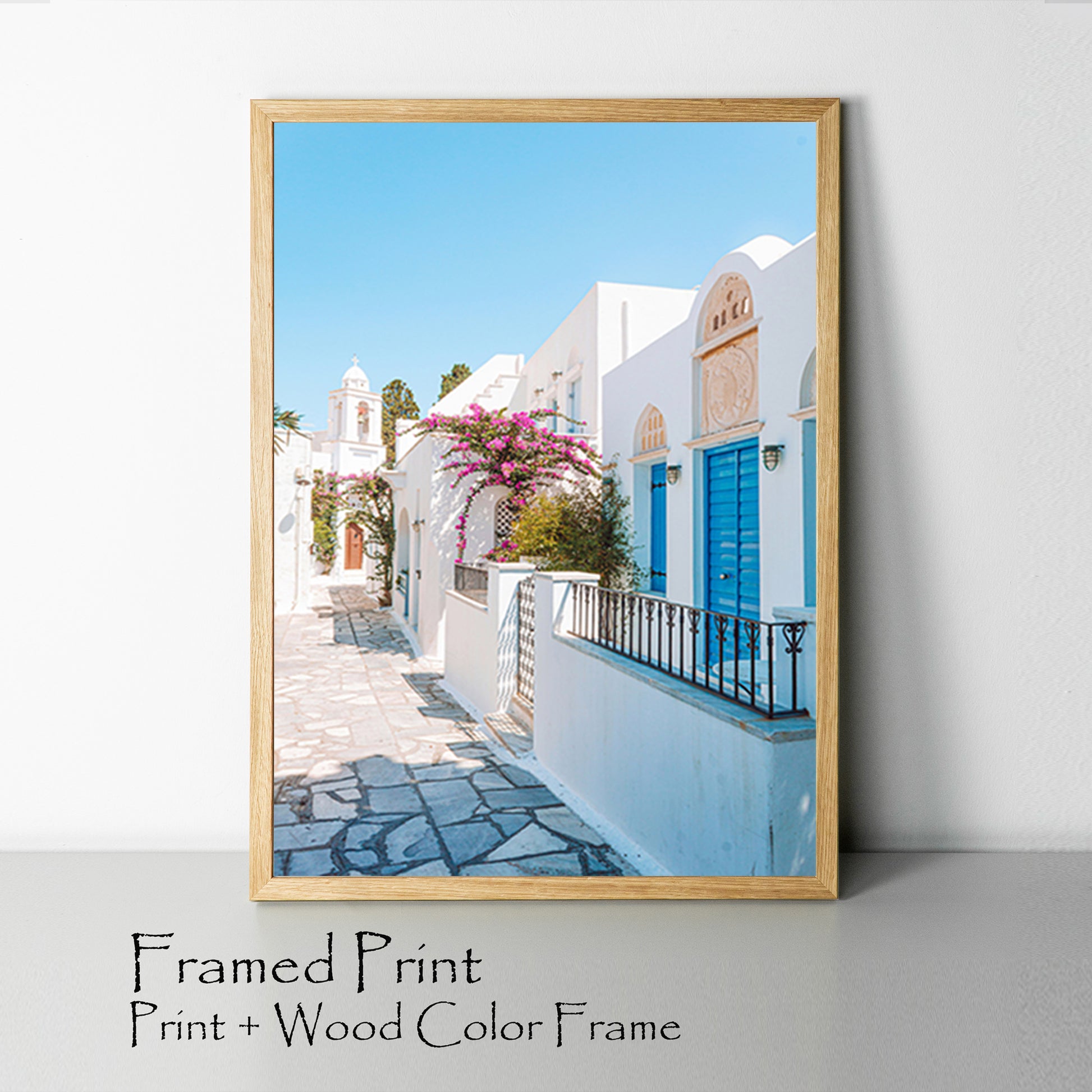 Greek architecture framed print.