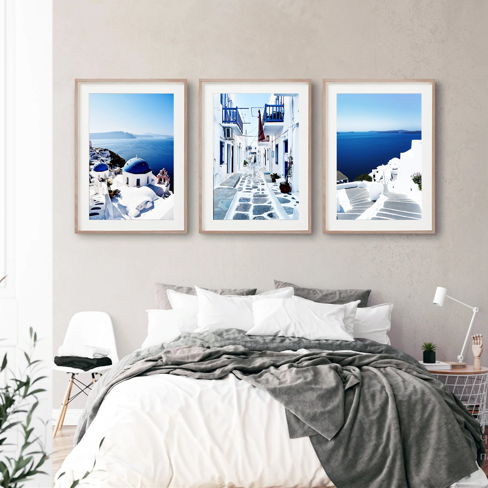 Summer prints for bedroom.