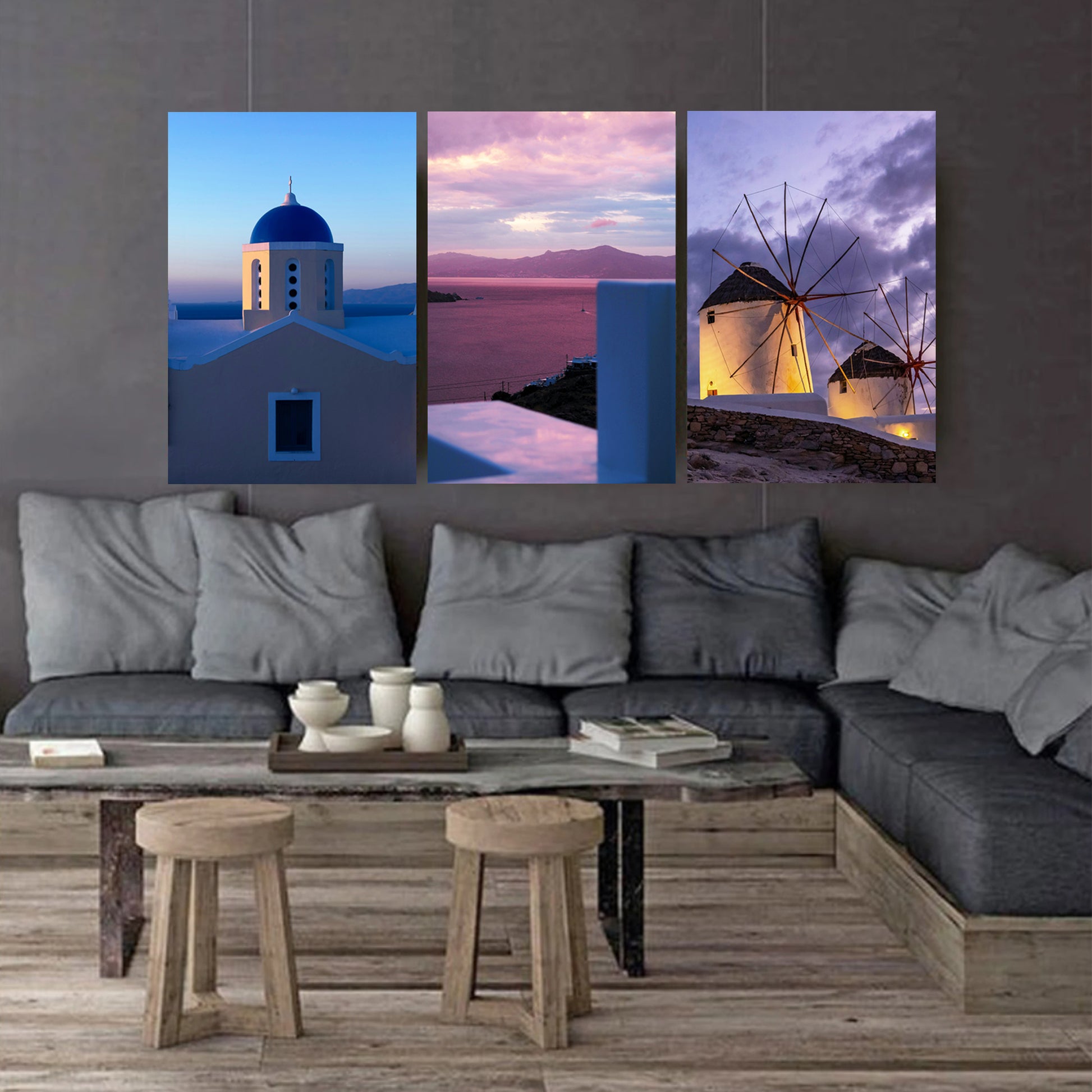 Scenery sunset canvas wall decor.