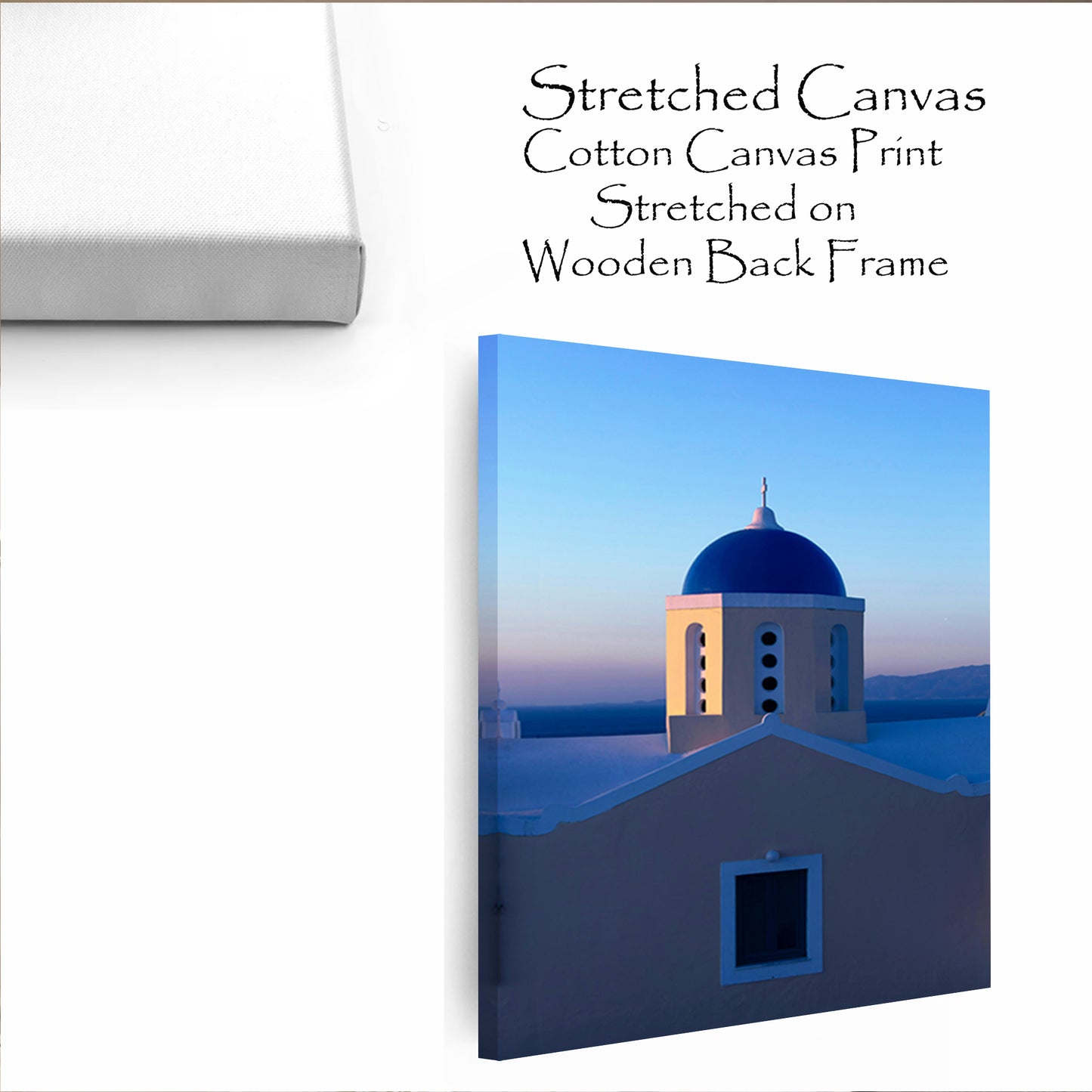 Sea sunset landscape canvas.