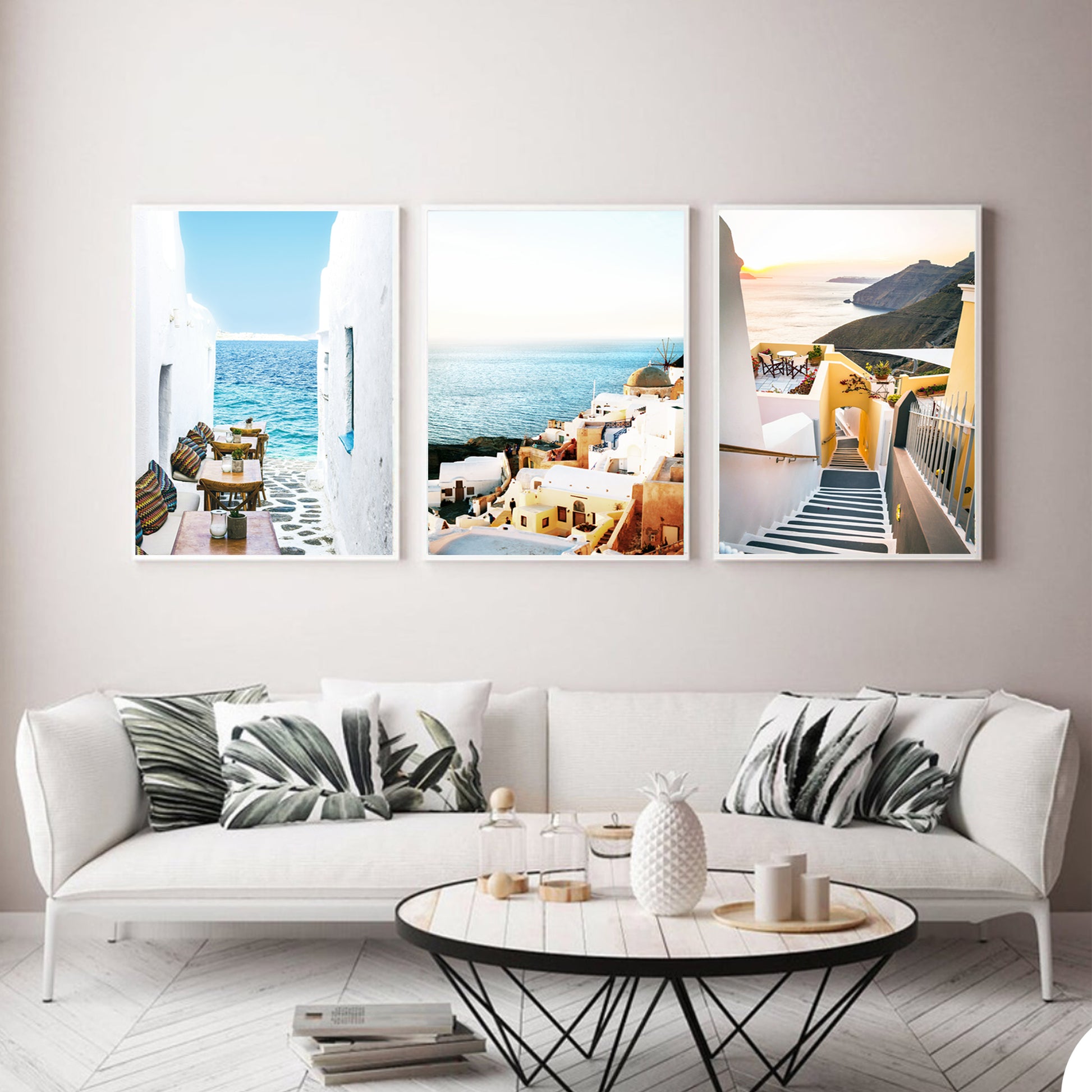 Seascapes sunrise living wall decor.