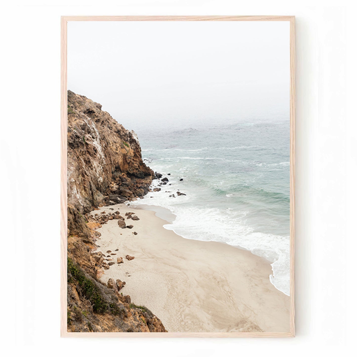 Coastal 3 Piece Wall Art with Beach Life of California Neutral Colors