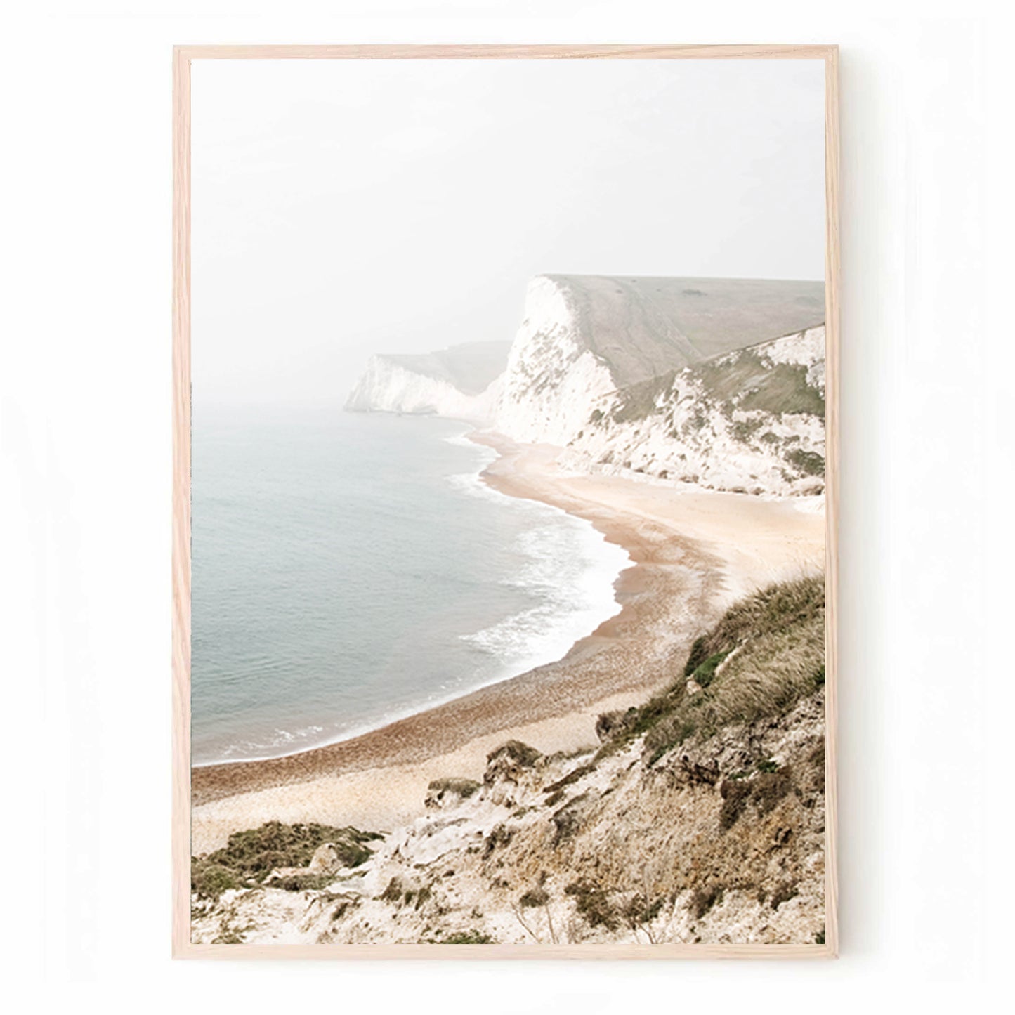 Coastal 3 Piece Wall Art with Beach Life of California Neutral Colors