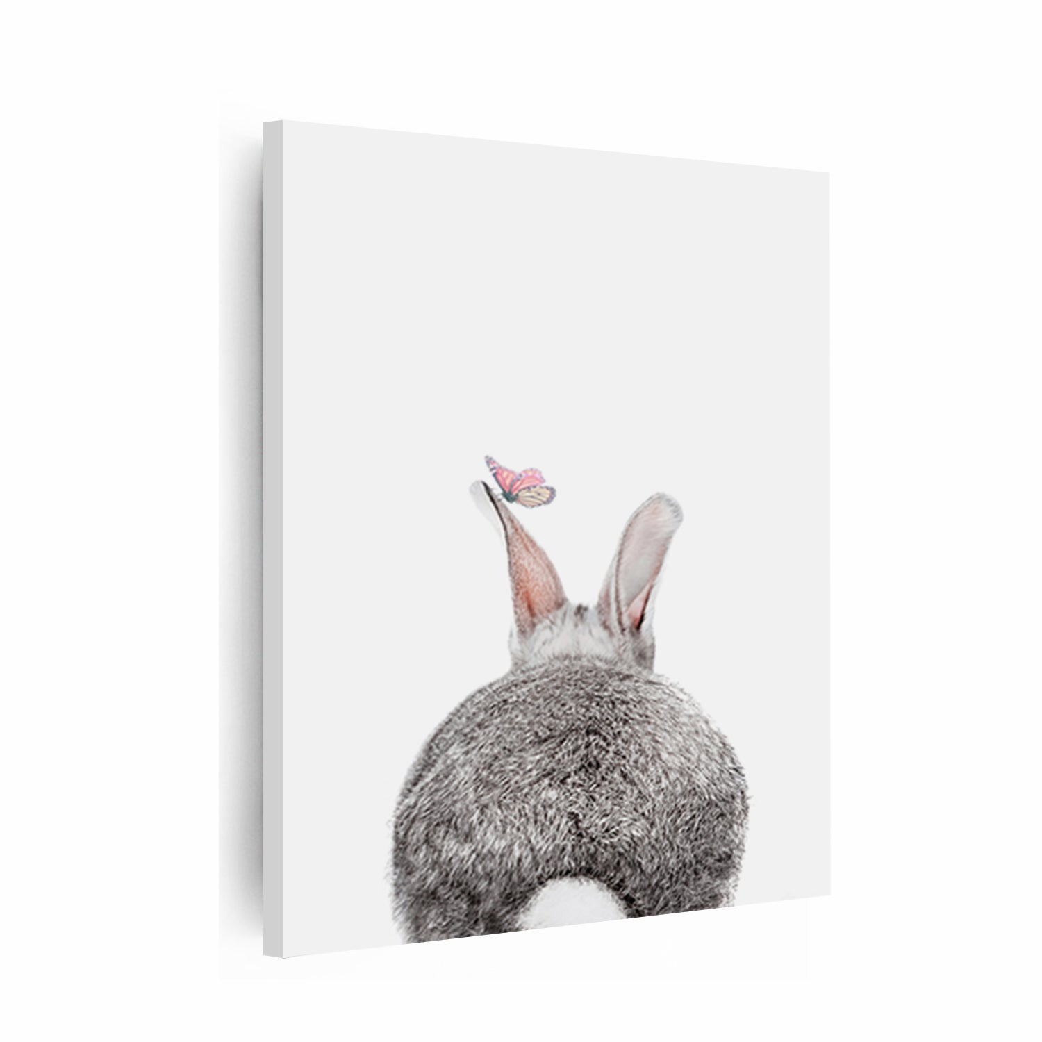Kids room canvas with rabbit.