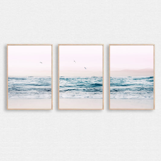 Ocean 3 piece wall art.