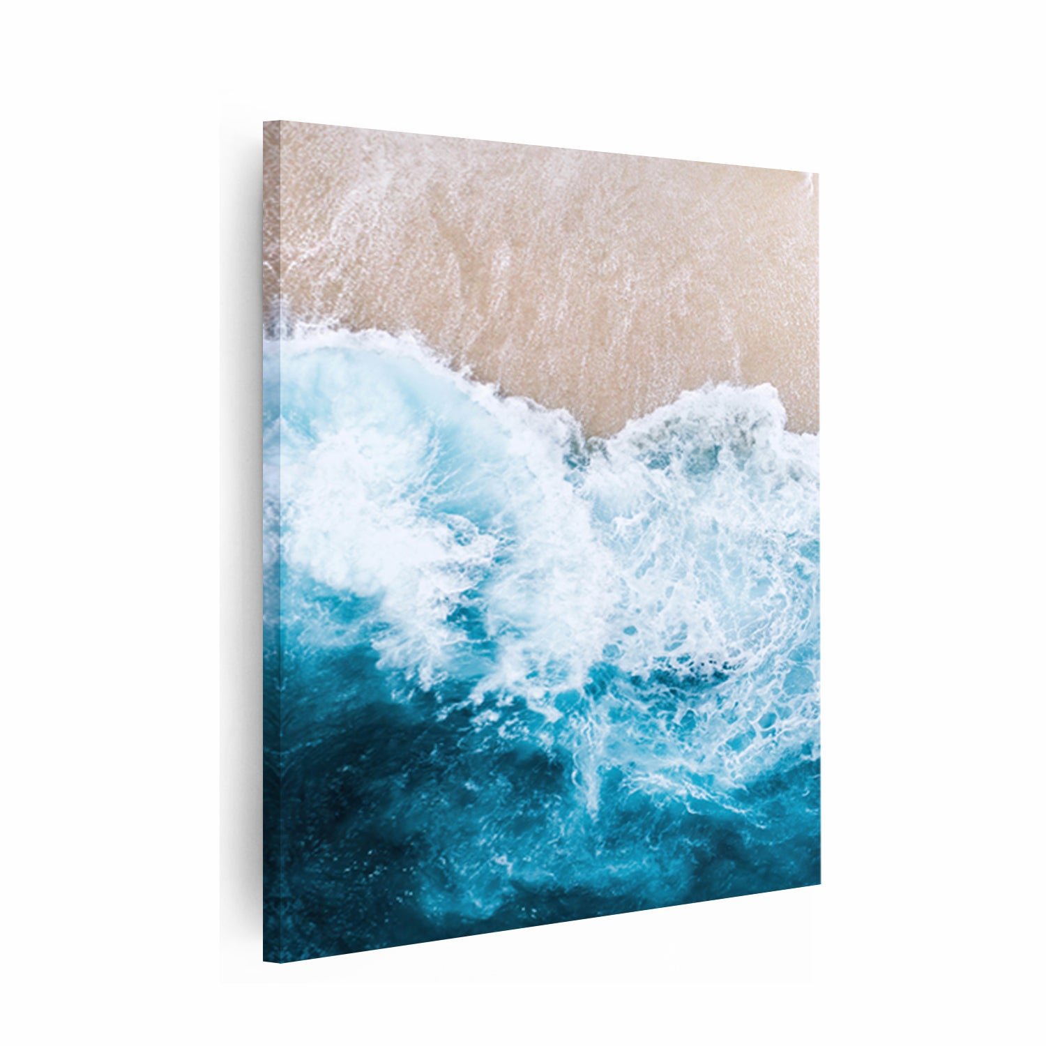 Ocean wave canvas print.