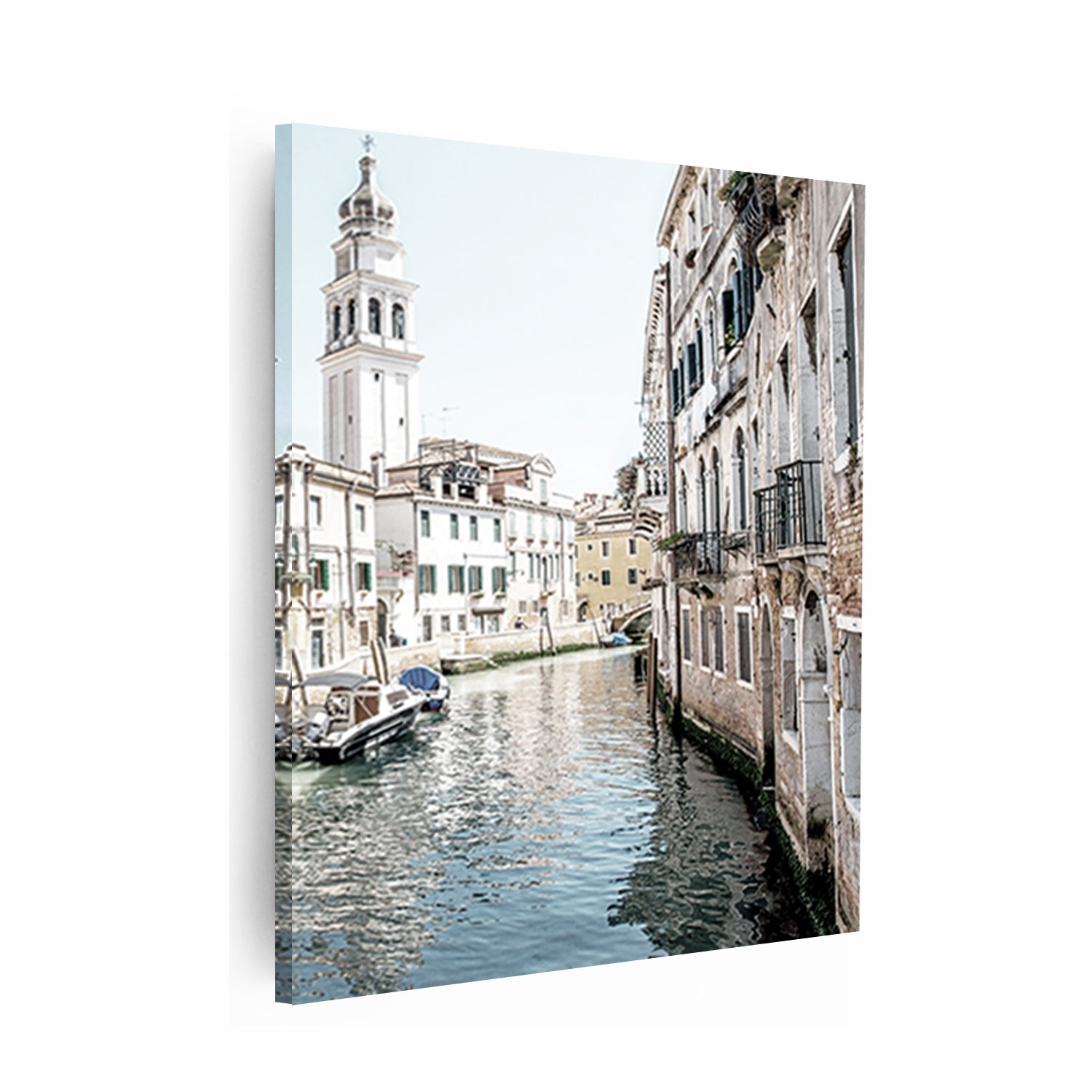 Venice canal canvas print.