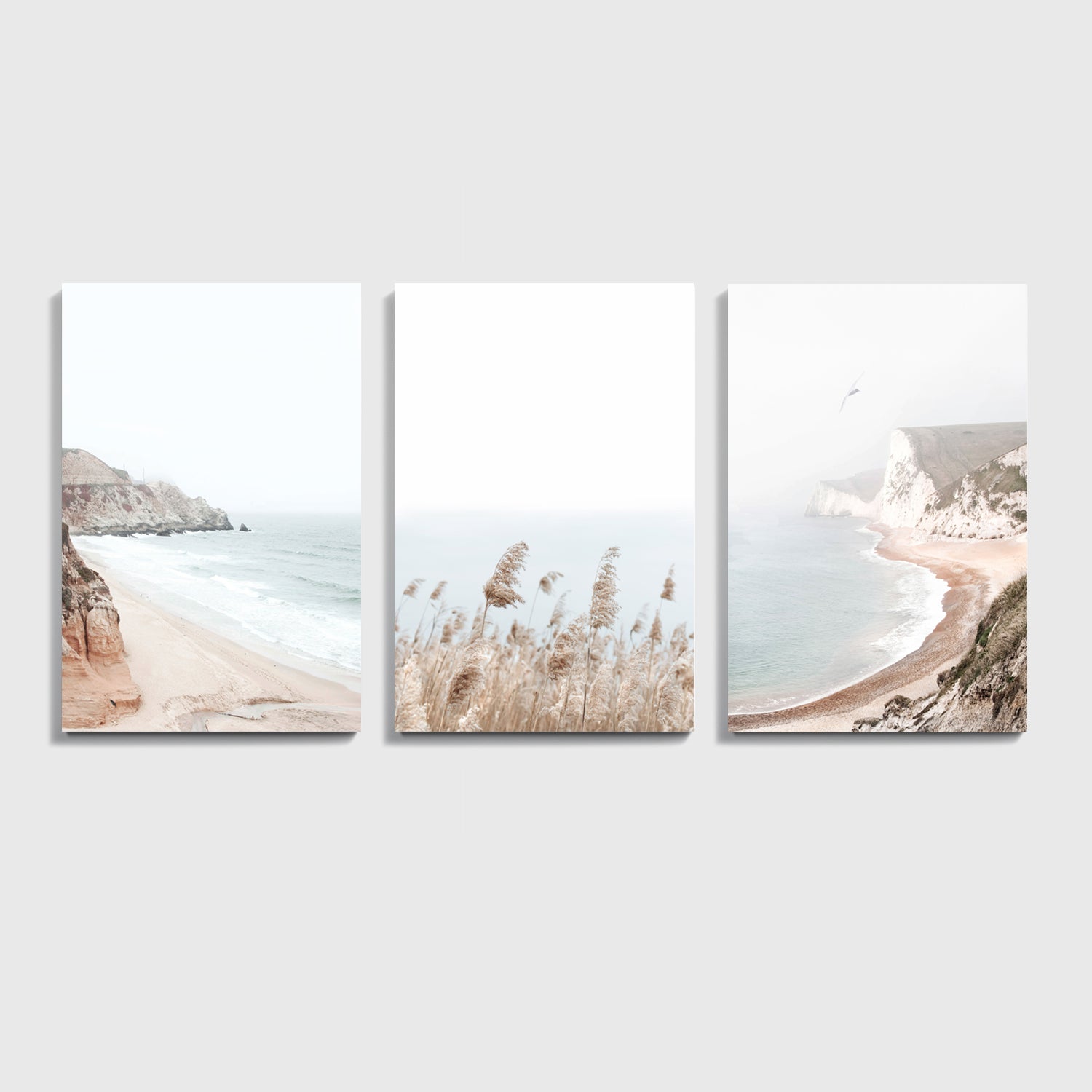 Coastal canvas print set.