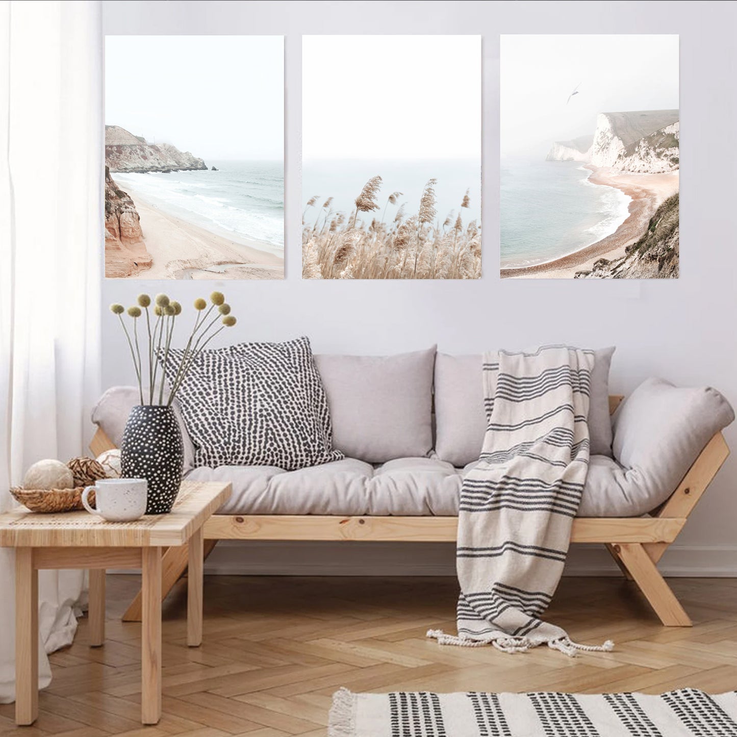 Sea 3 panel canvas.