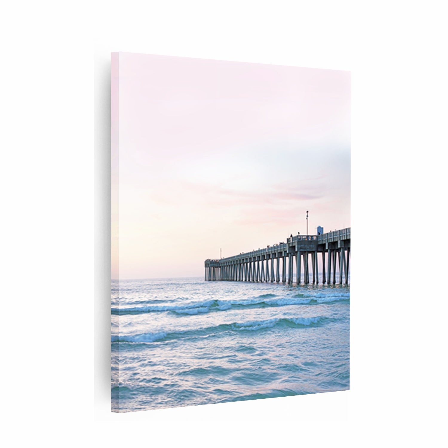 Pier canvas print.