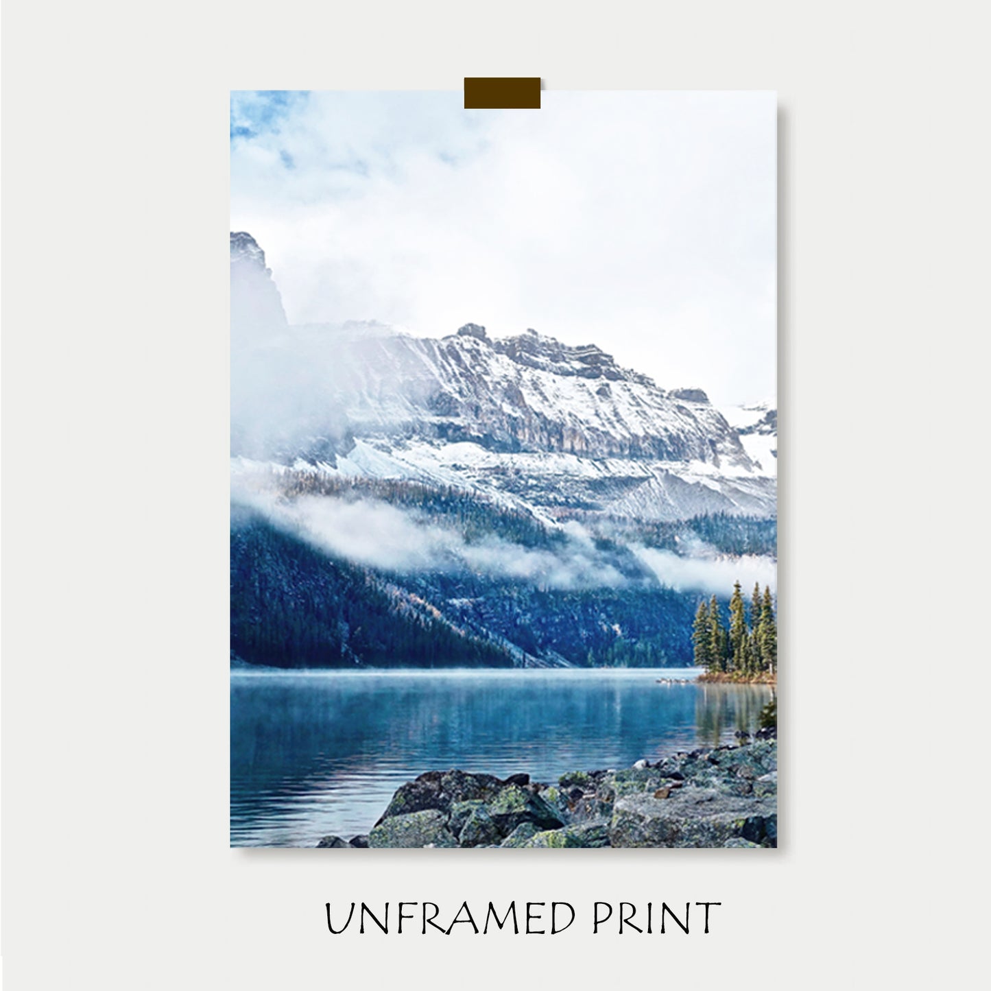 Nordic nature poster.