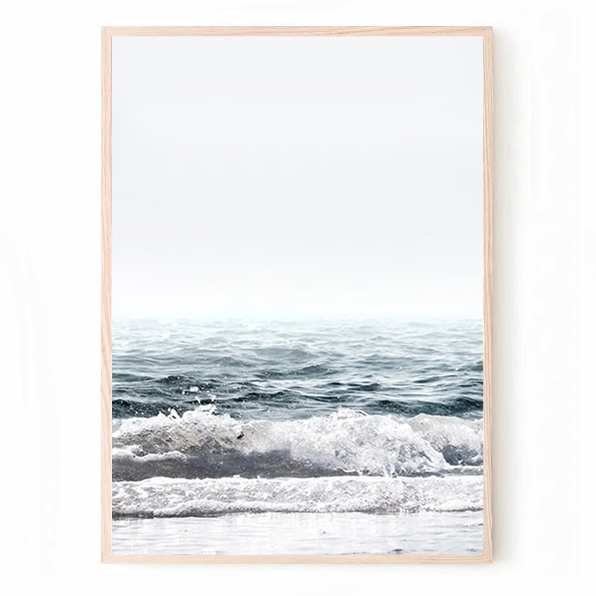 Sea waves print. 