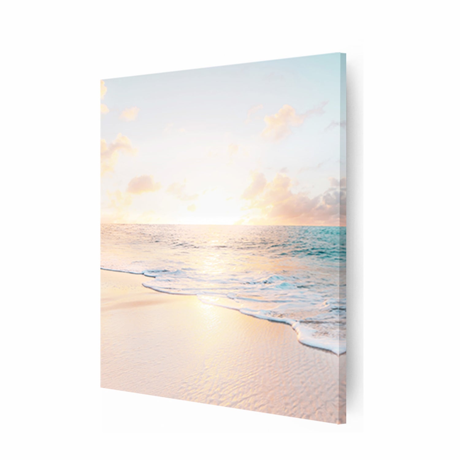 Pastel colors ocean photo.