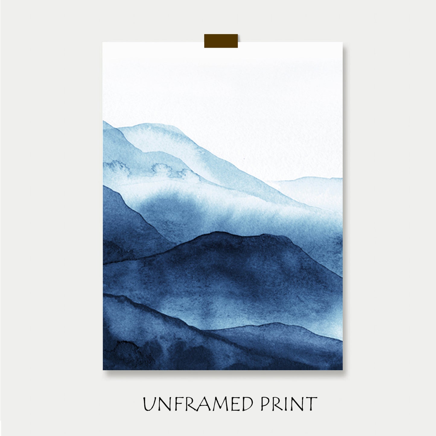 Watercolor unframed print.