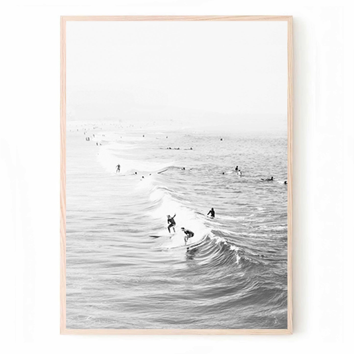 California Coastal Landscapes 3 Piece Wall Art in Black & White Colors