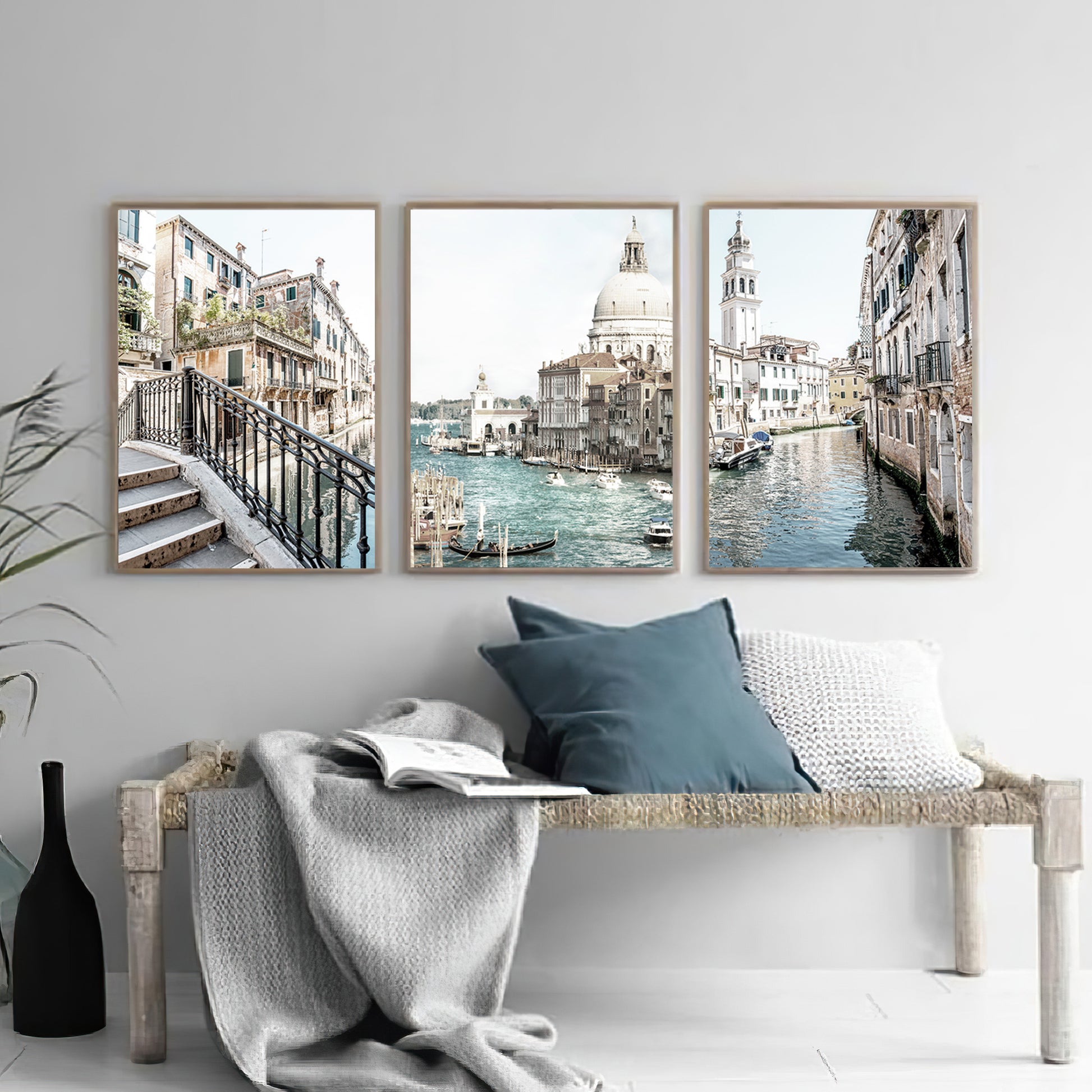 Venice triptych - your window into the fabulous city on the water.