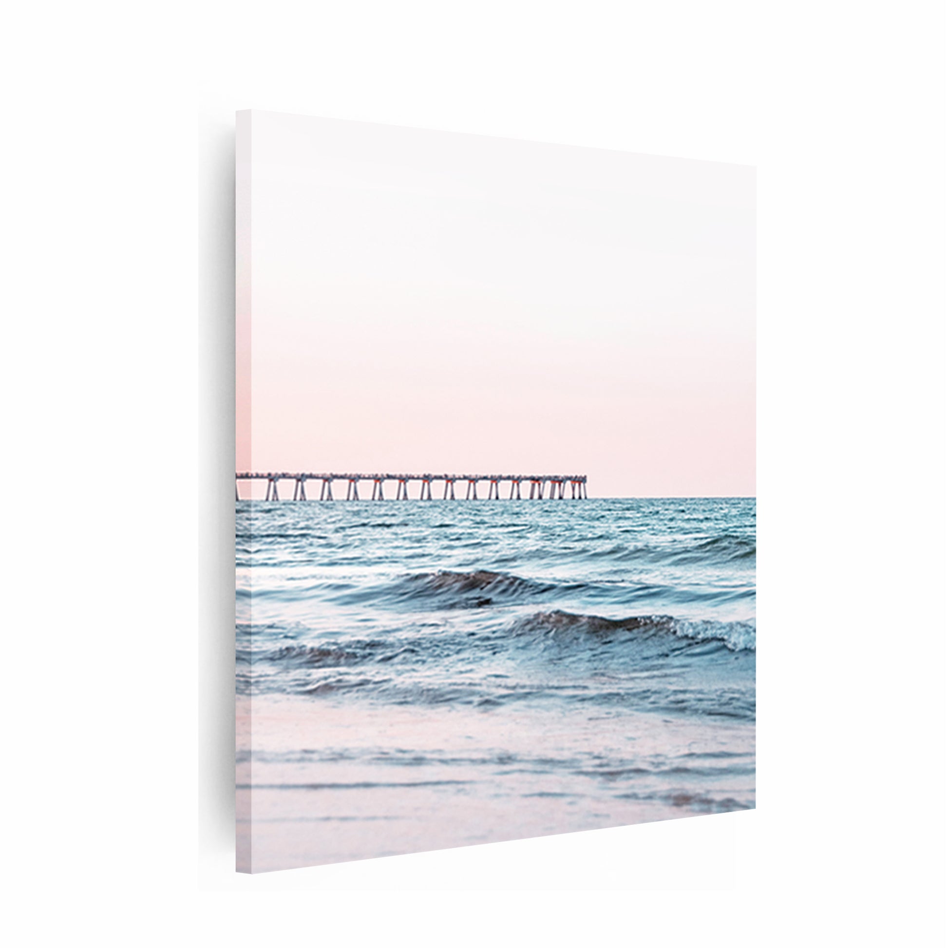 Pier canvas print.