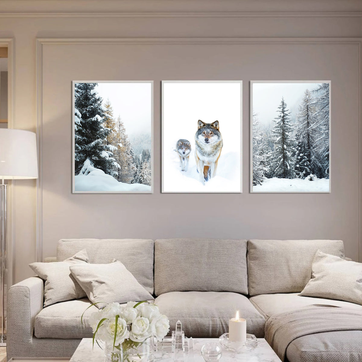 Beautiful farmhouse living decor. 