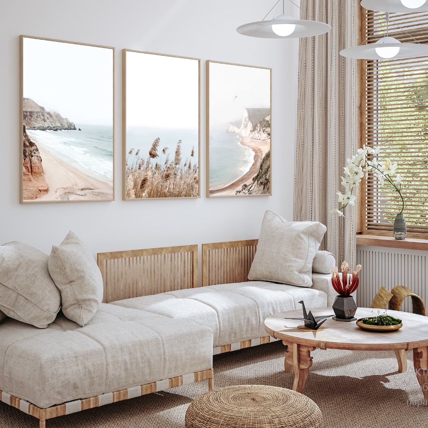 Coastal landscapes wall decor.