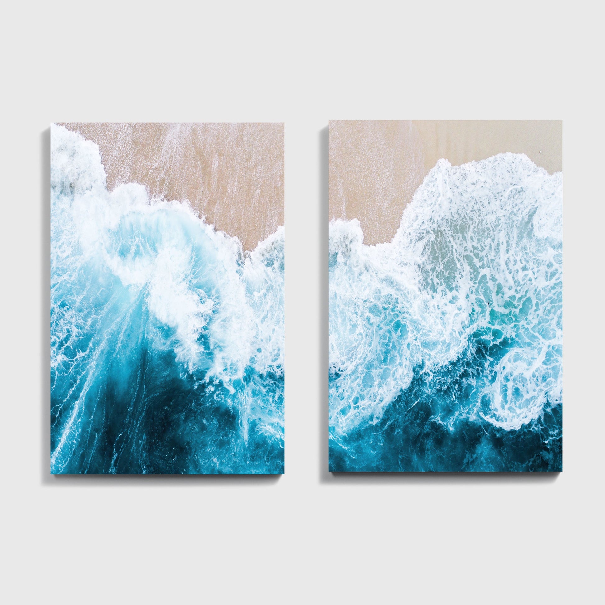 Coastal canvas wall art.