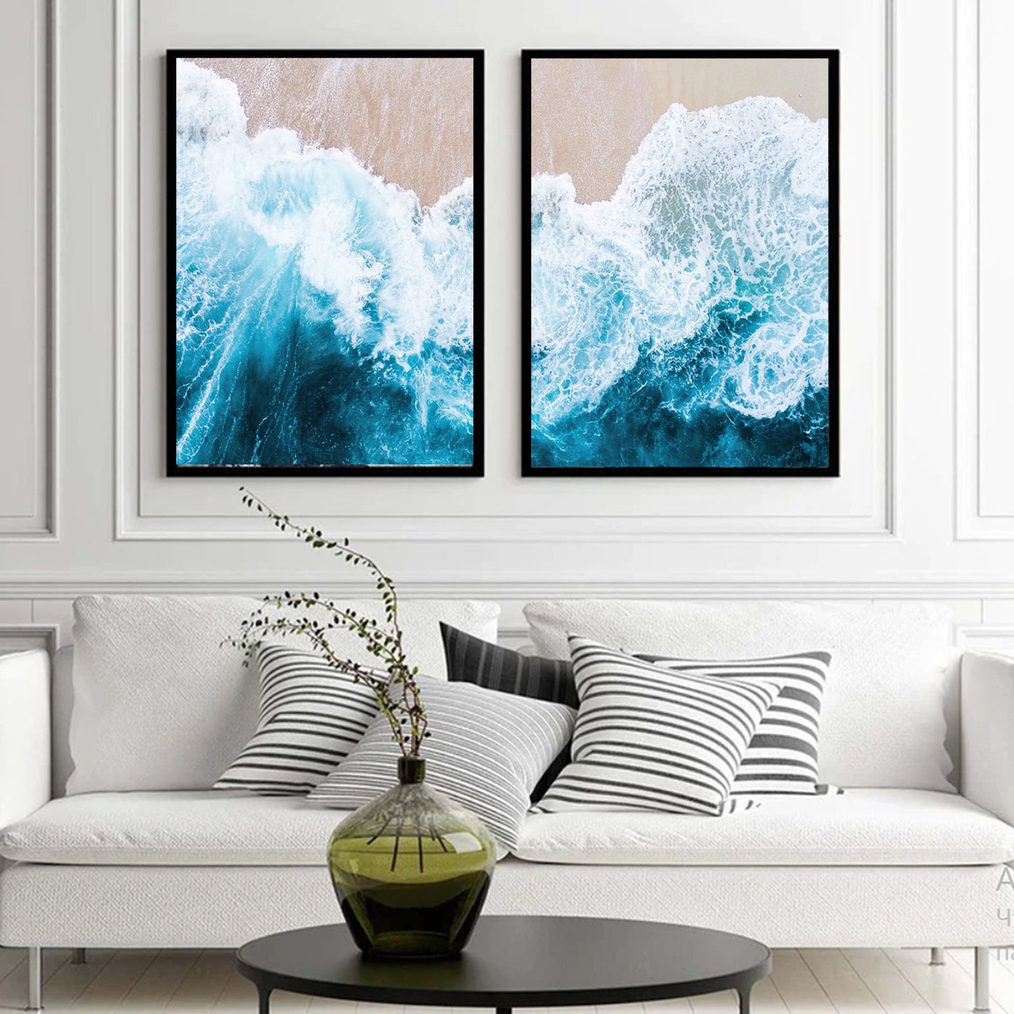 Seaside wall art.