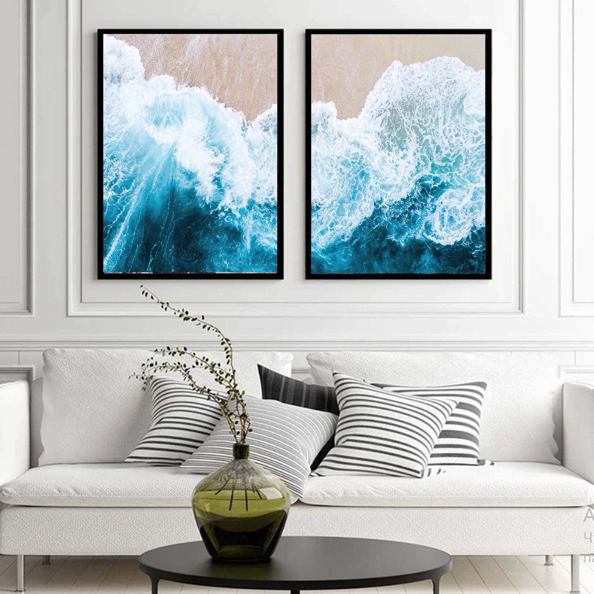 Seaside wall art.