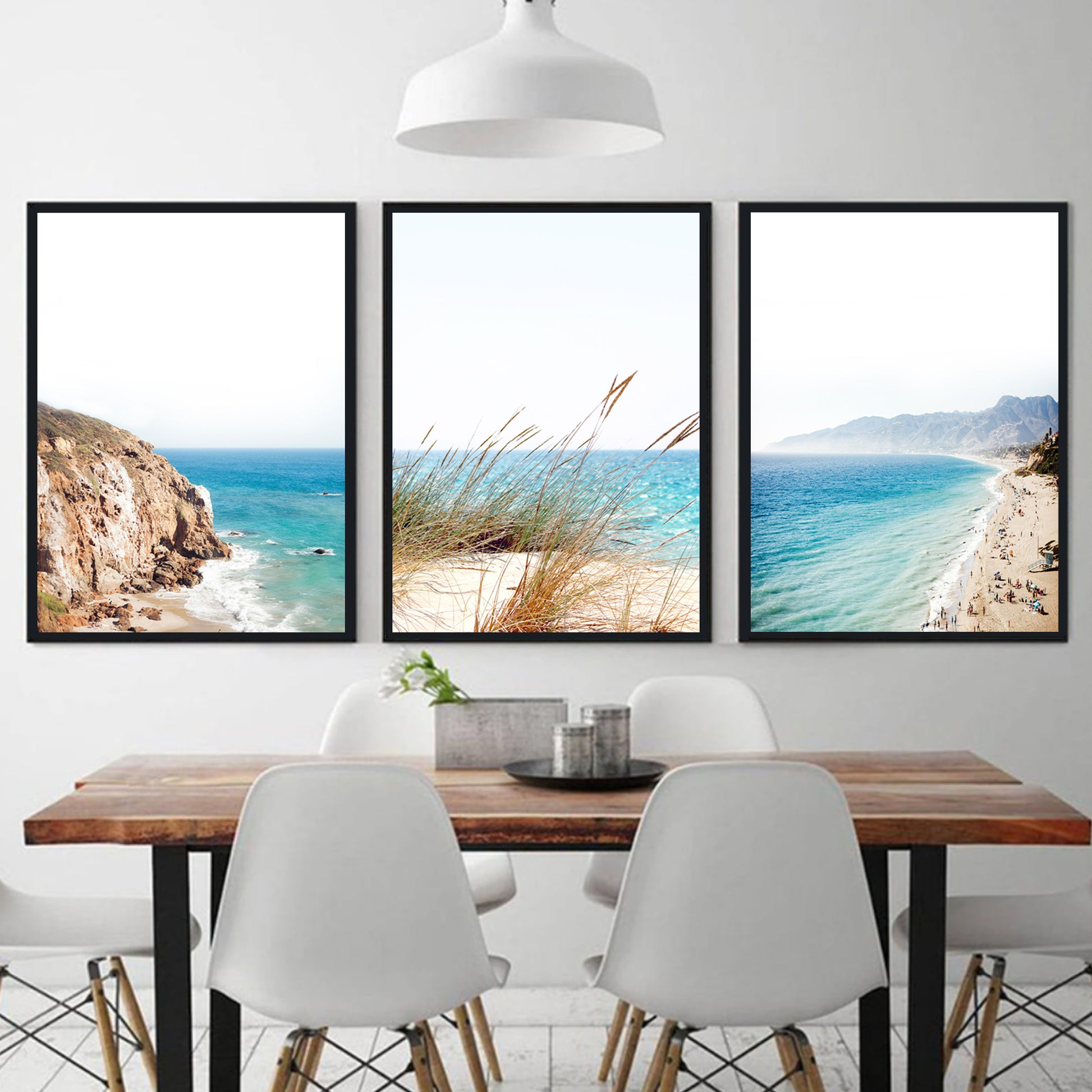 Vibrant colors beach photography.